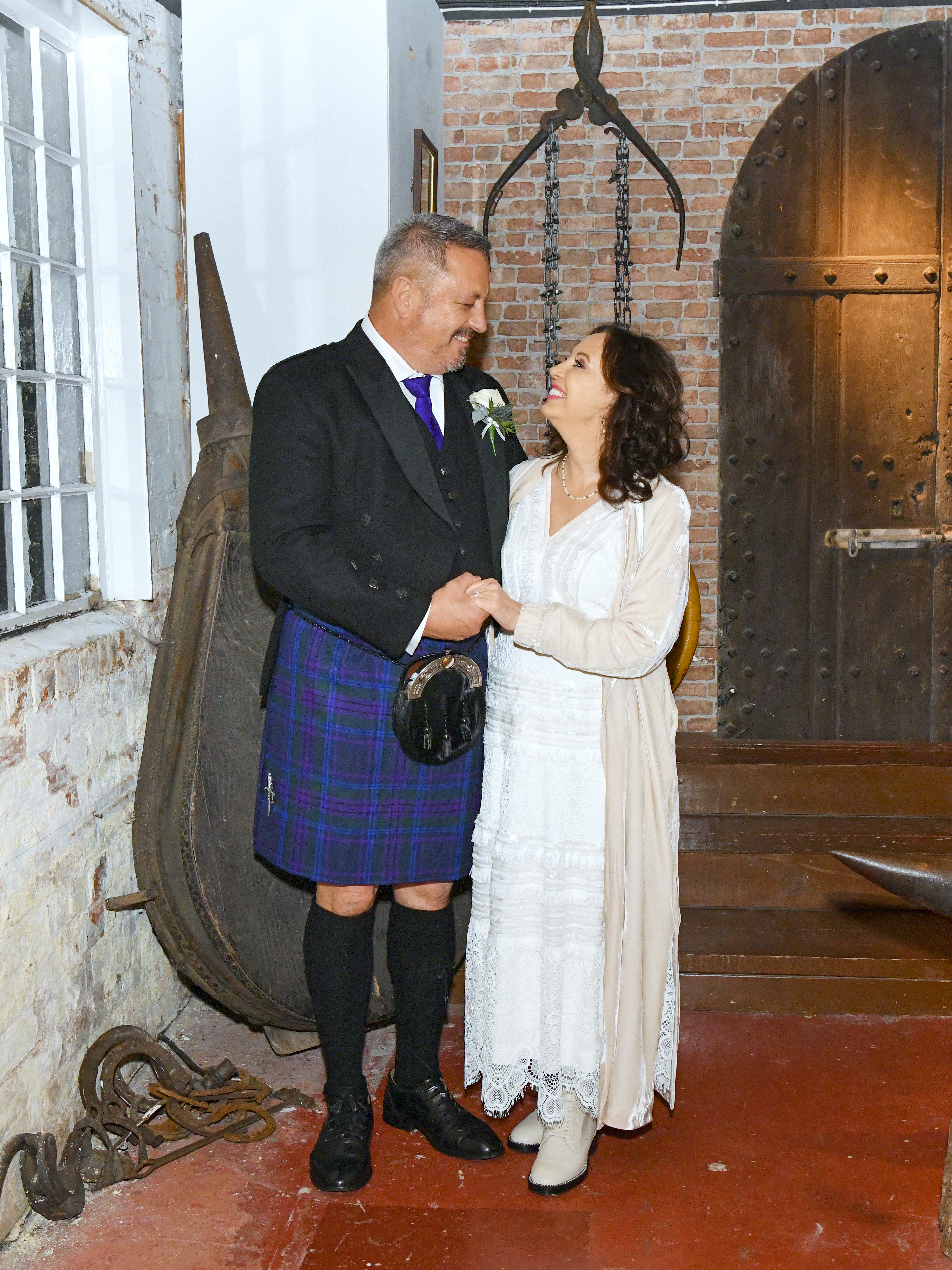 Suzanne loved her dress and Patrick's legs! Photo / Supplied