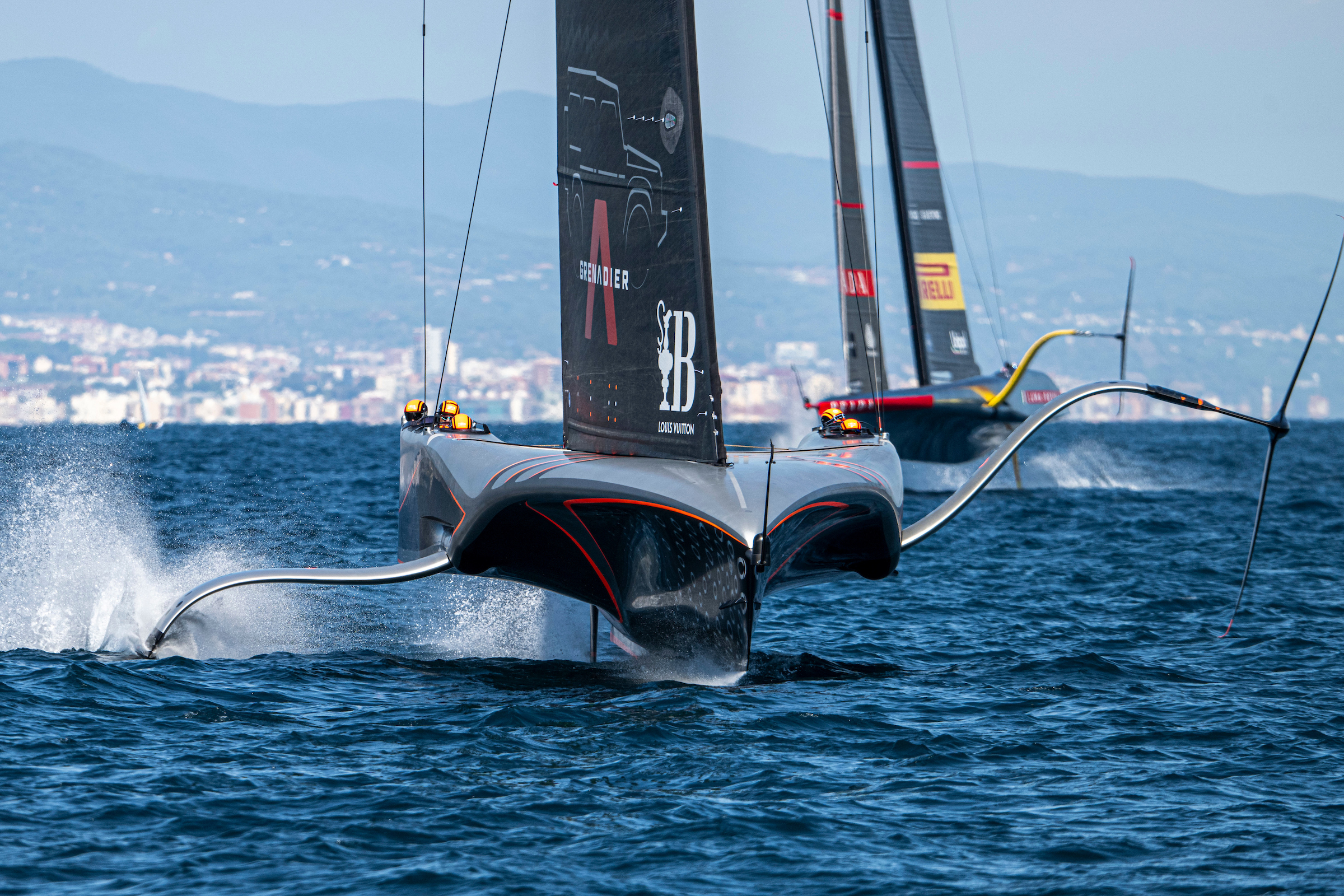 Luna Rossa Prada Pirelli will race Ineos Britannia next week. Photo / Ricardo Pinto / America's Cup