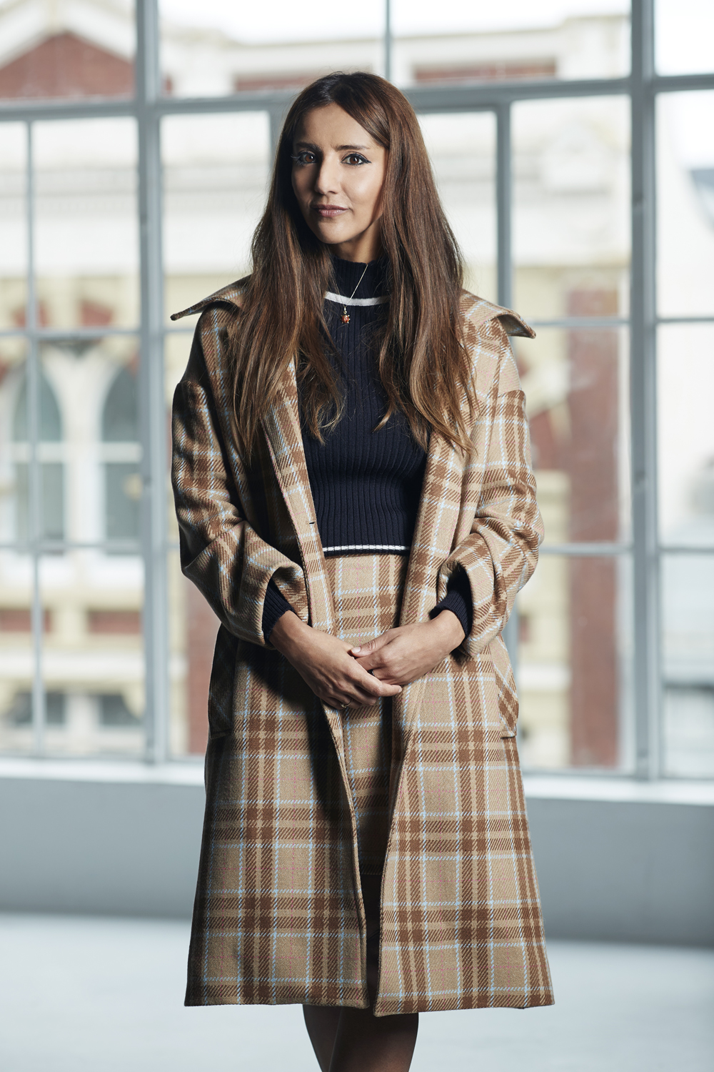 Golriz wears New Zealand made Ingrid Starnes. Photo / Garth Badger