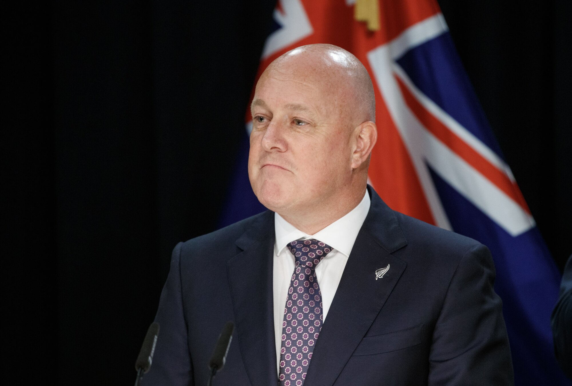 Prime Minister Christopher Luxon says the Government has a lot more work to do to improve the economy.  Photo / Mark Mitchell