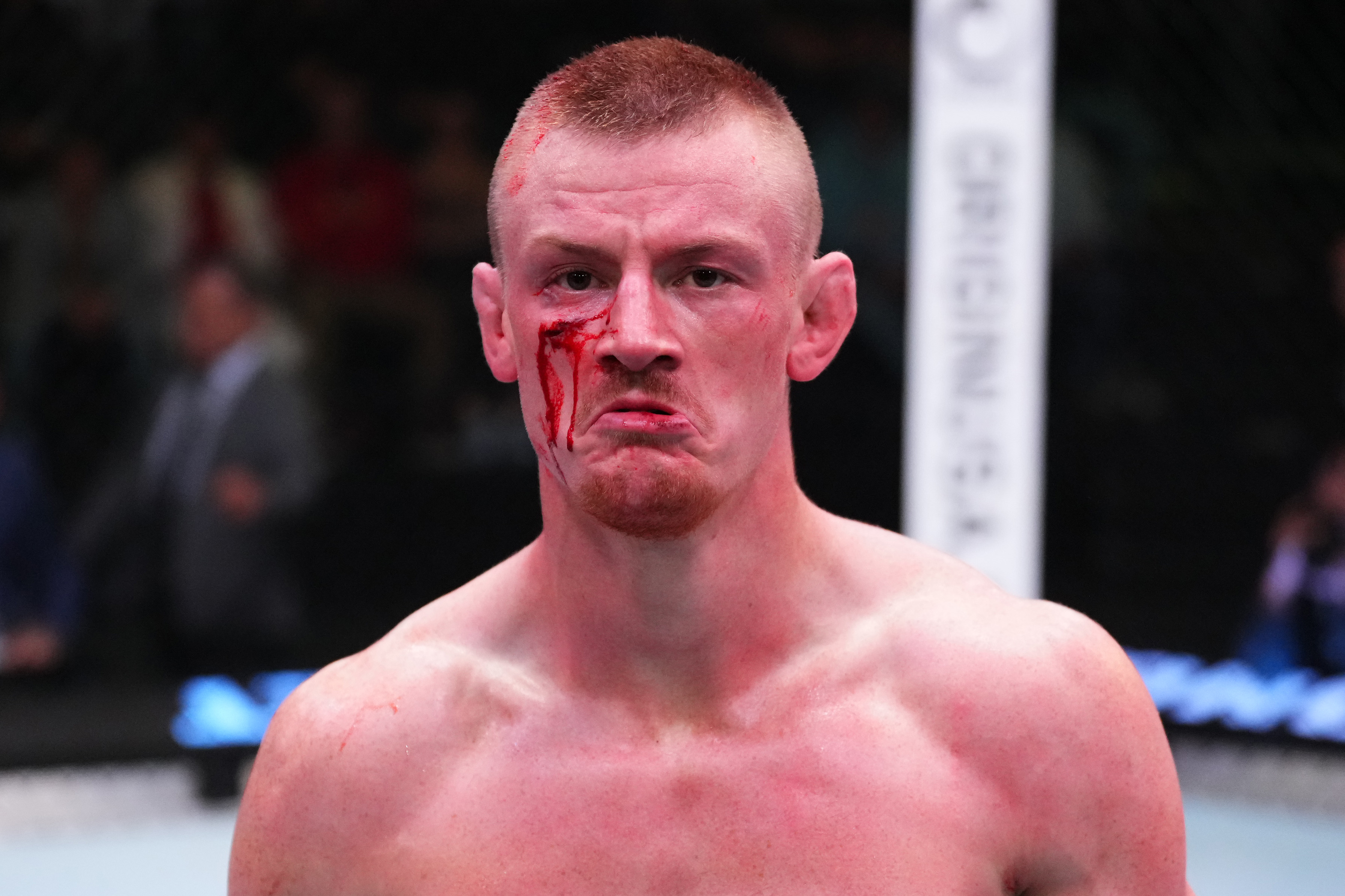 Kevin Jousset's UFC return against Jared Gooden was cancelled after the weigh-ins. Photo / Getty Images.