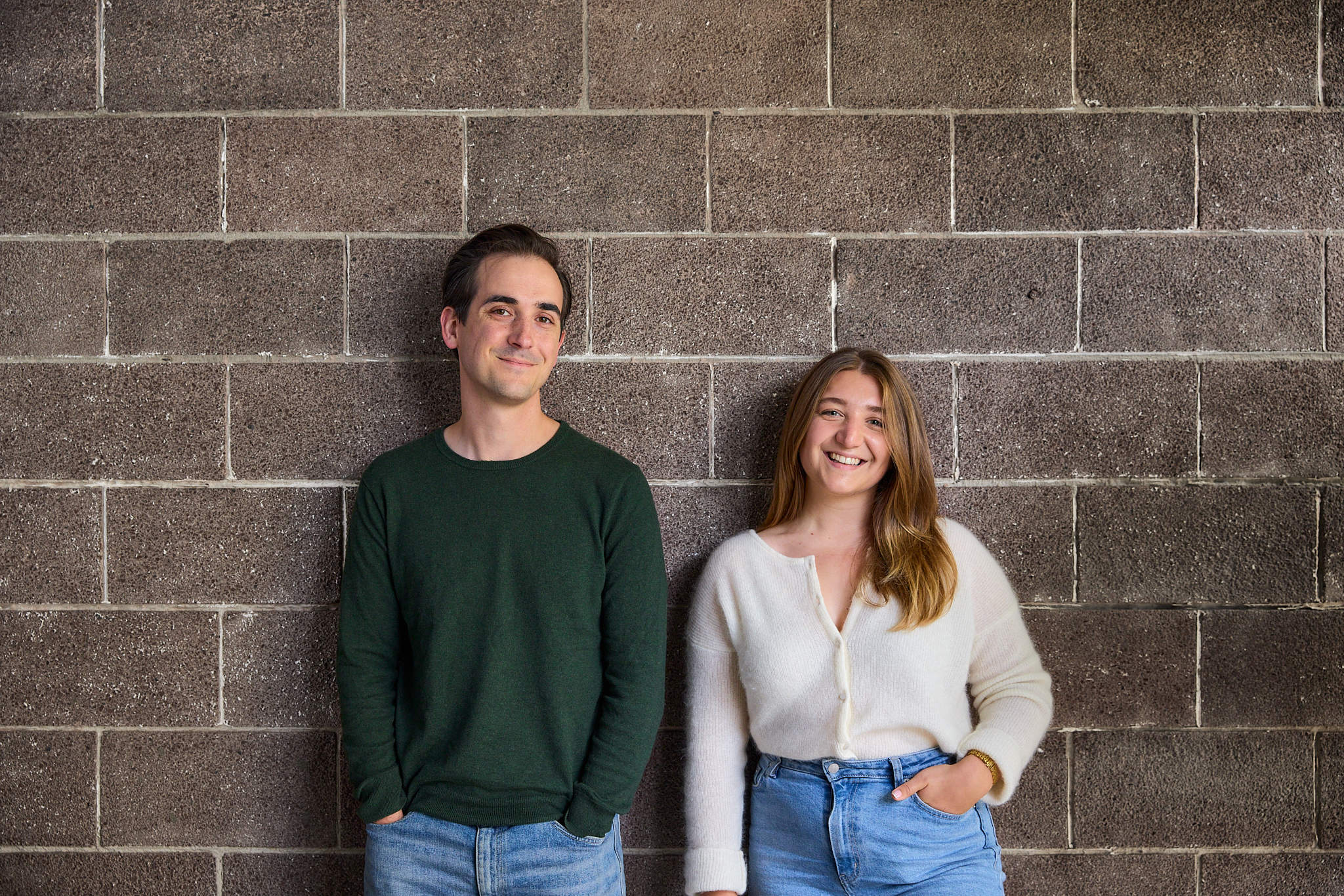 Husband and wife cofounders Christian and Sophie Silver: 
