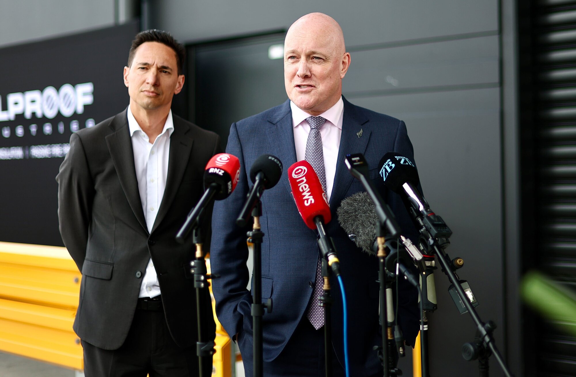 Prime Minister Christopher Luxon addressed questions about his leadership on Friday. Photo / Dean Purcell