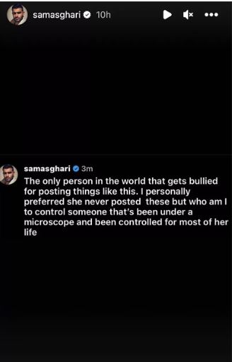 Sam Asghari has spoken out in defence of his wife, Britney Spears. Photo / Instagram