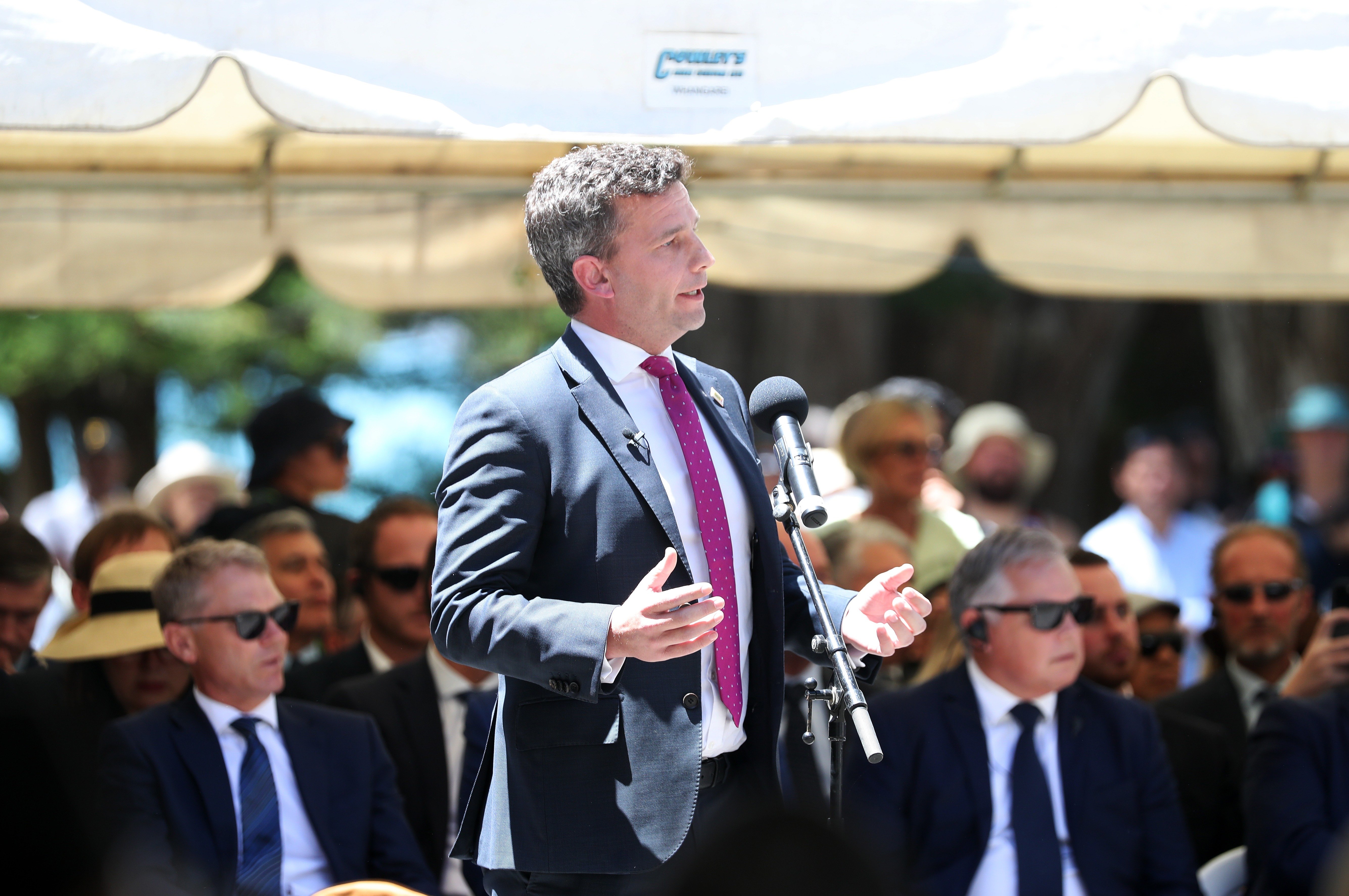 Act leader David Seymour denies changing the timing of his Treaty Principles Bill has anything to do with a Waitangi Tribunal inquiry. Photo / Michael Cunningham