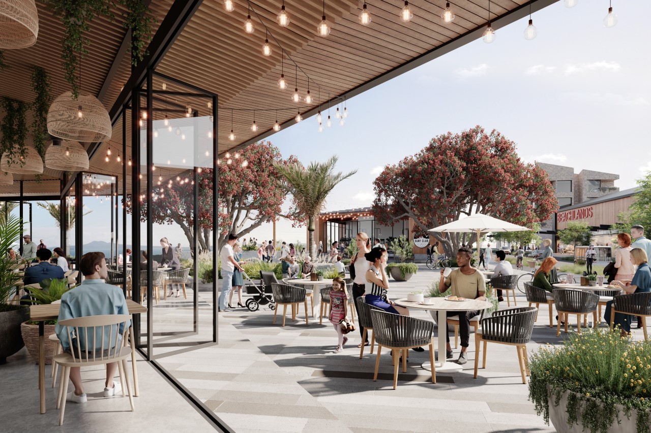 A new town hub with about 5000 new homes is planned at Beachlands South.