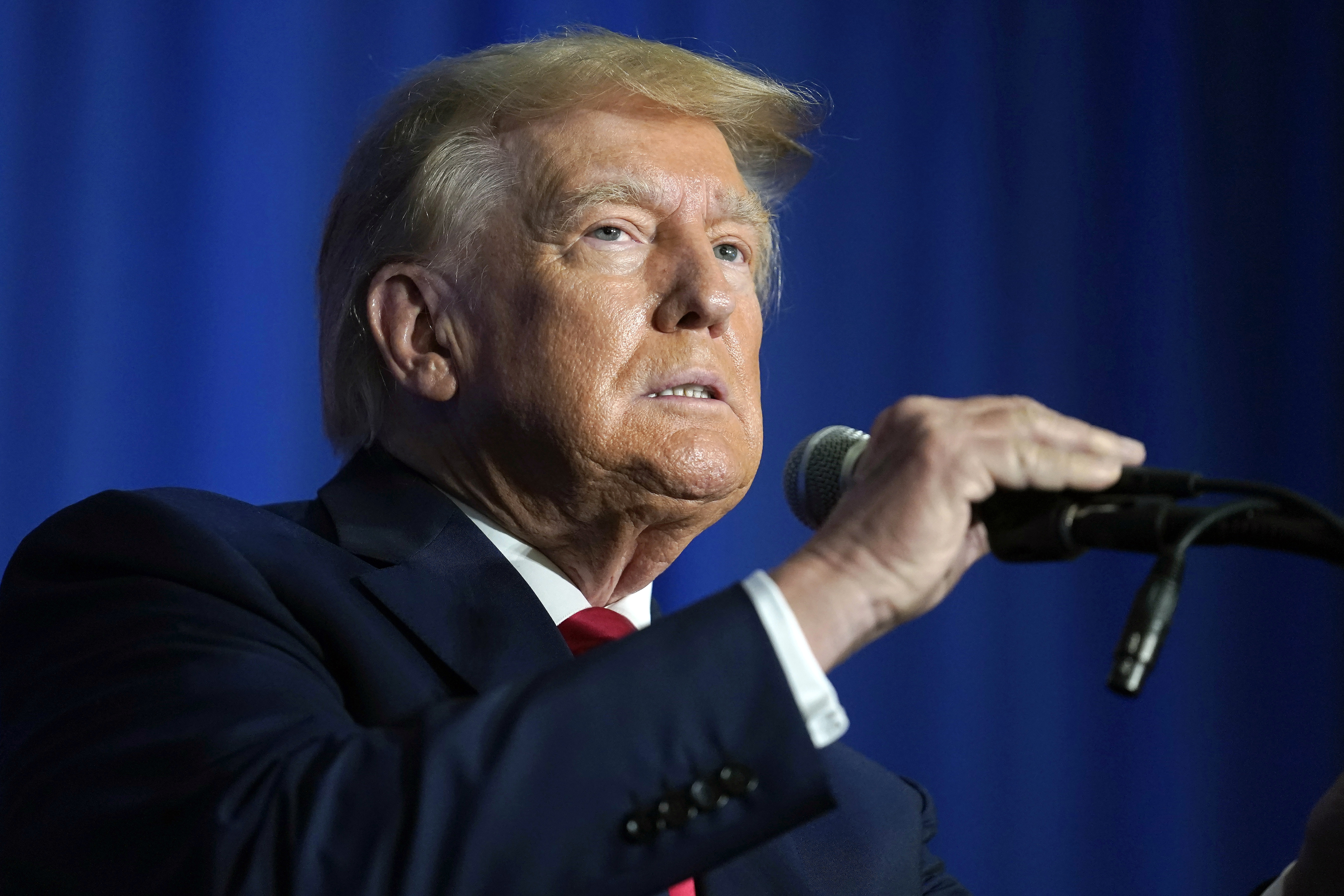 Former President Donald Trump is still hoping to run for the Republican nomination - despite three court cases against him. Photo / AP