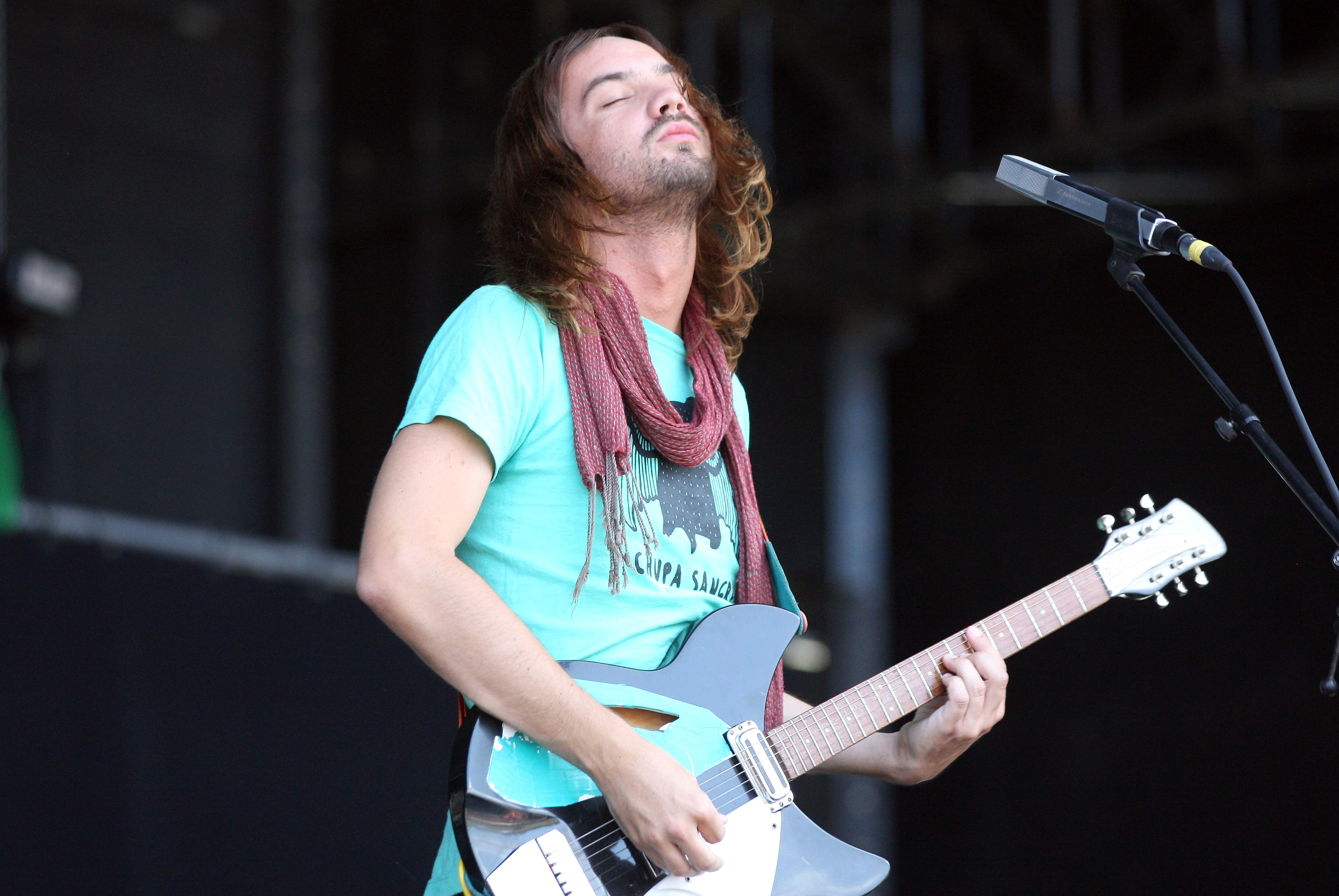 Kevin Parker of Tame Impala performs during the 2014 Big Day Out. Photo / Getty Images