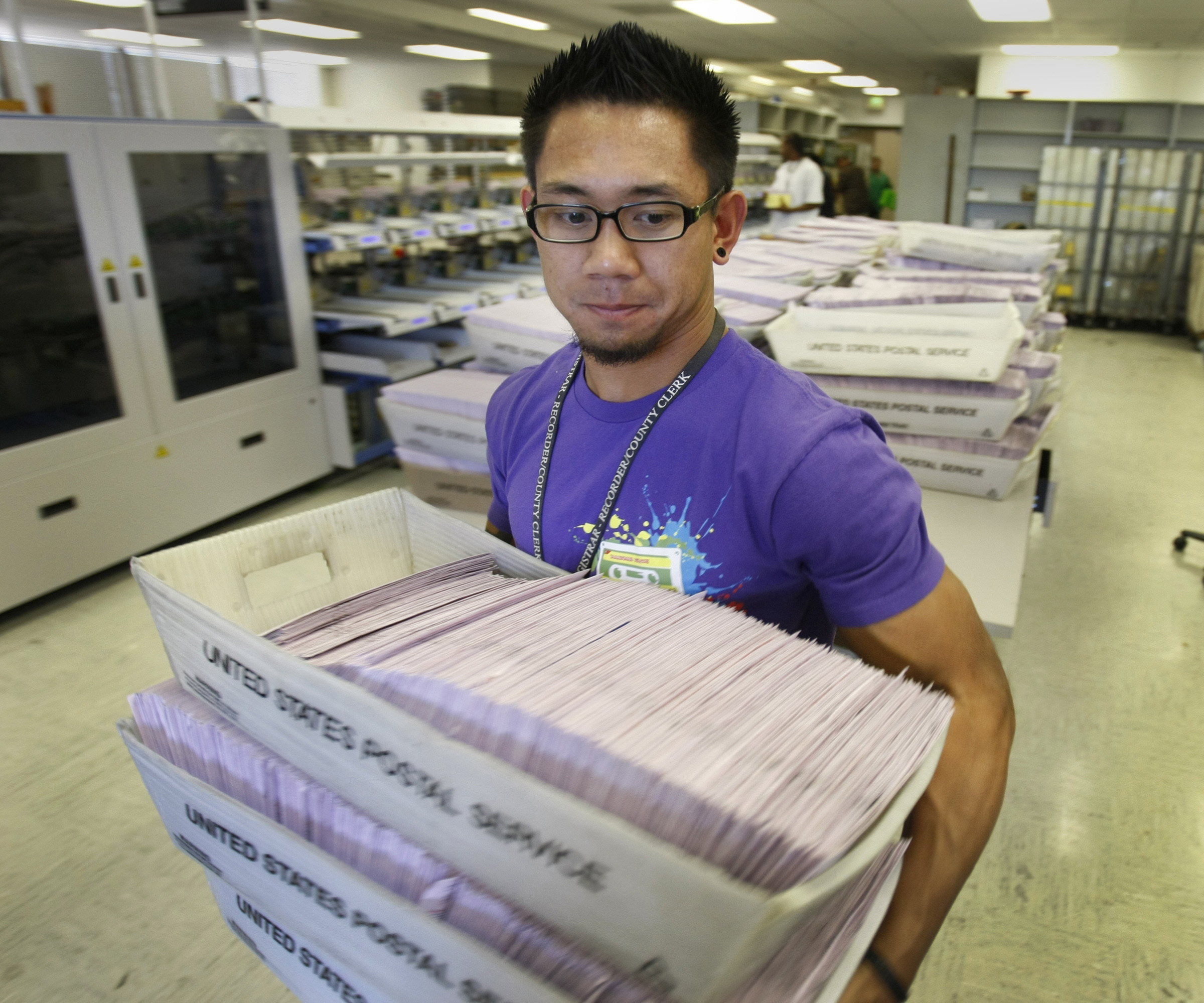 Ballots in Kamala Harris’s 2010 race, which remained unsettled for three weeks. She ultimately won by less than 0.85%. Photo / Getty Images