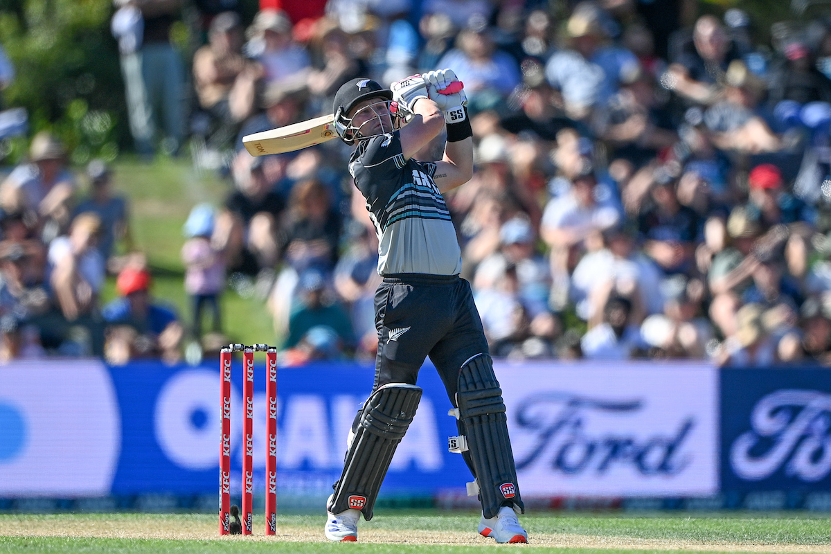Tim Seifert during the first T20 between the Black Caps and Pakistan. Photo / Photosport