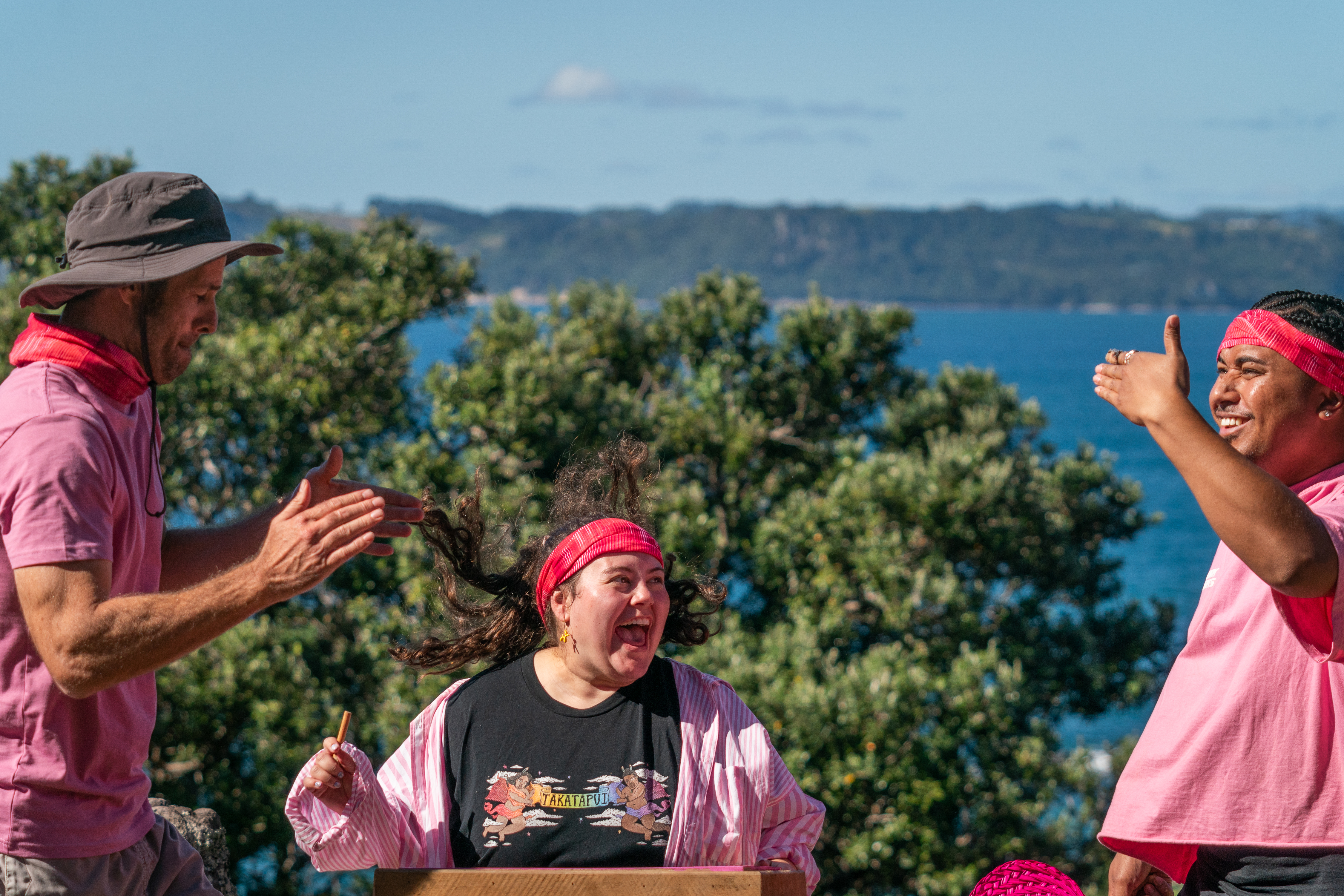 Comedian Janaye Henry takes the win. Photo / TVNZ