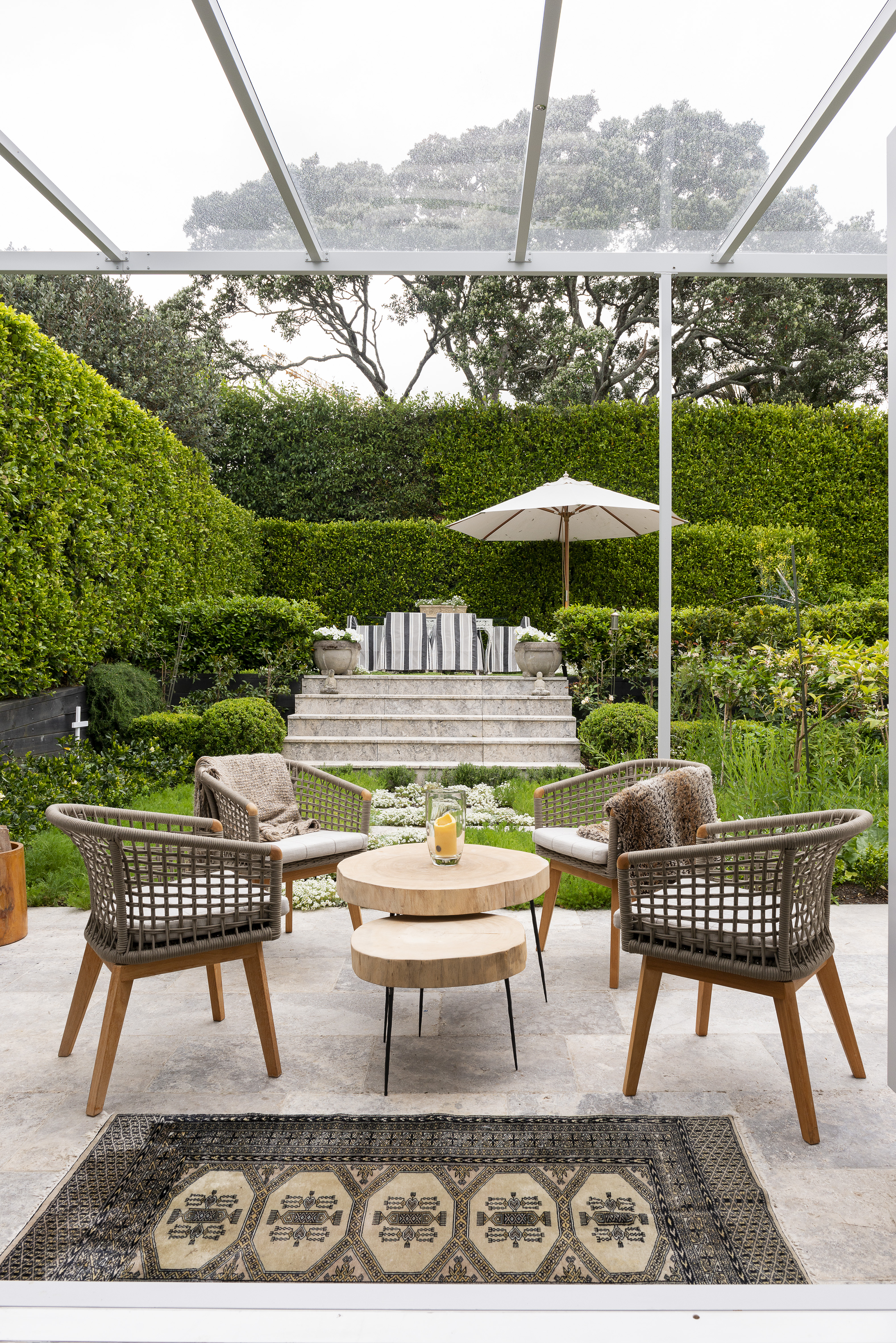 When redesigning an outdoor space, position furniture to make the most of the sun. Photo / Cave Bureau