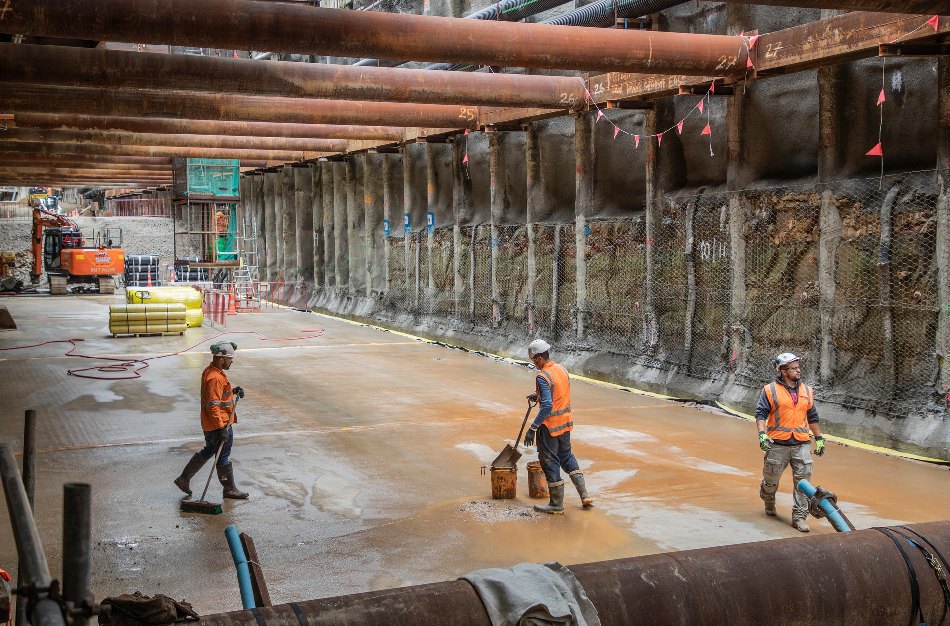 Downer has been involved with building the $4.4 billion City Rail Link. Photo / Greg Bowker