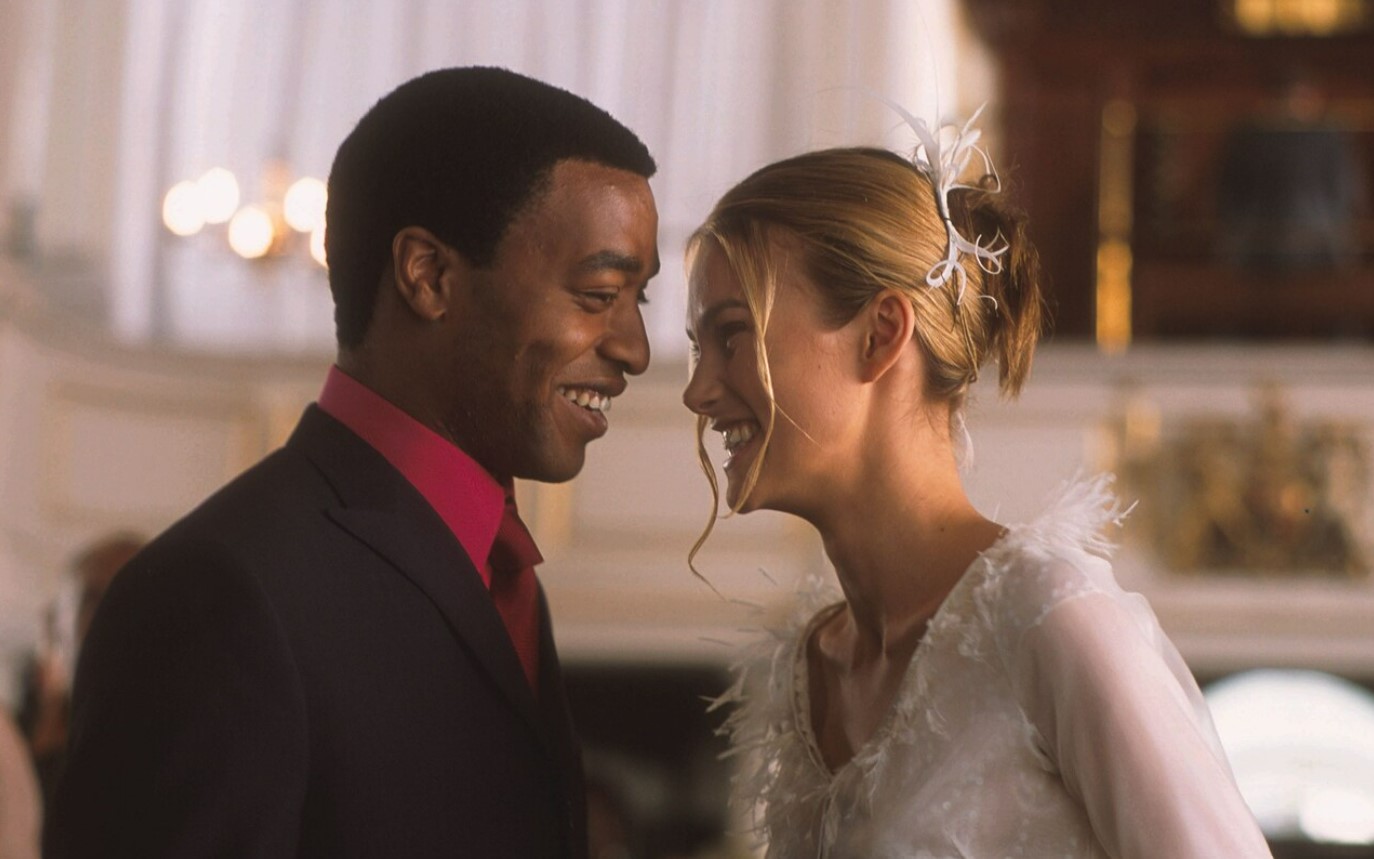 Chiwetel Ejiofor and Keira Knightley in Love Actually. Photo / Universal Studios