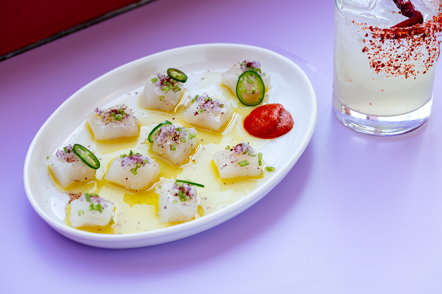 The snapper ceviche is elegant yet simple. Photo / Babiche Martens