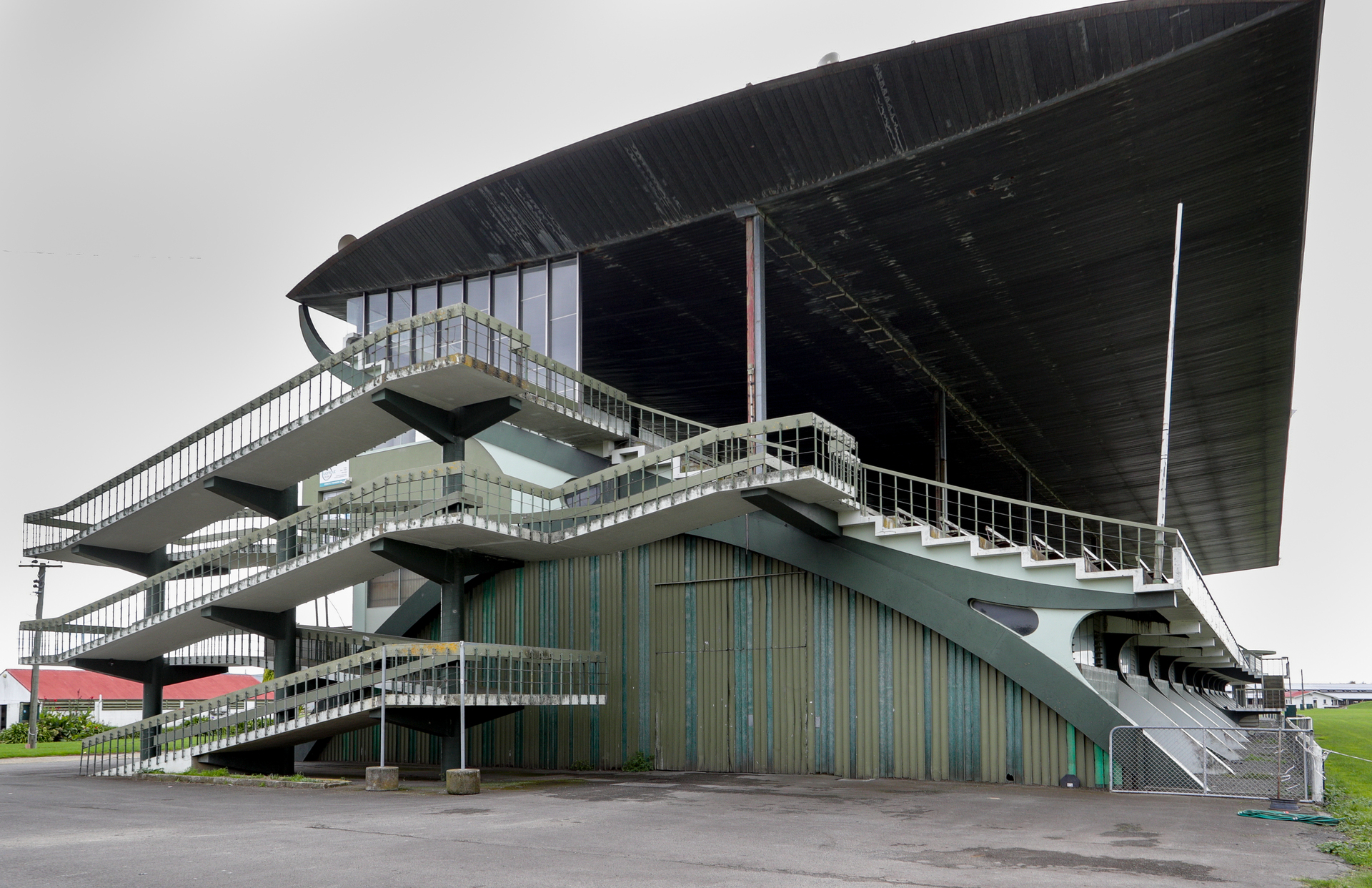 This old grandstand could be knocked down under the plans. Photo / Warren Buckland