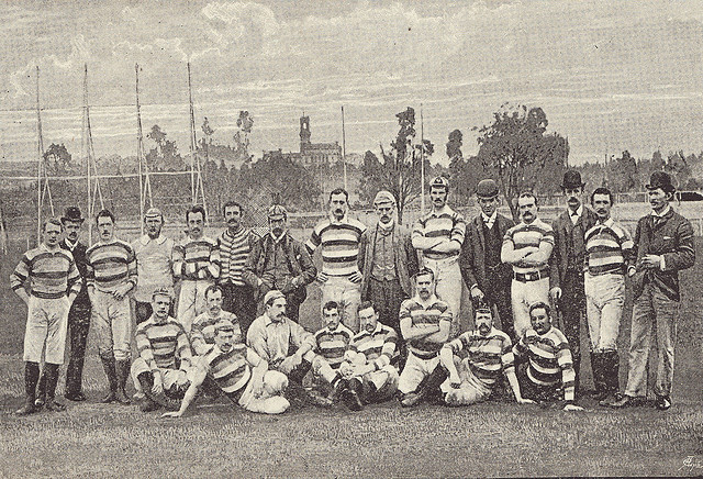 Members of the 1888 English Footballers team that toured New Zealand and Australia. Photo / Wikimedia