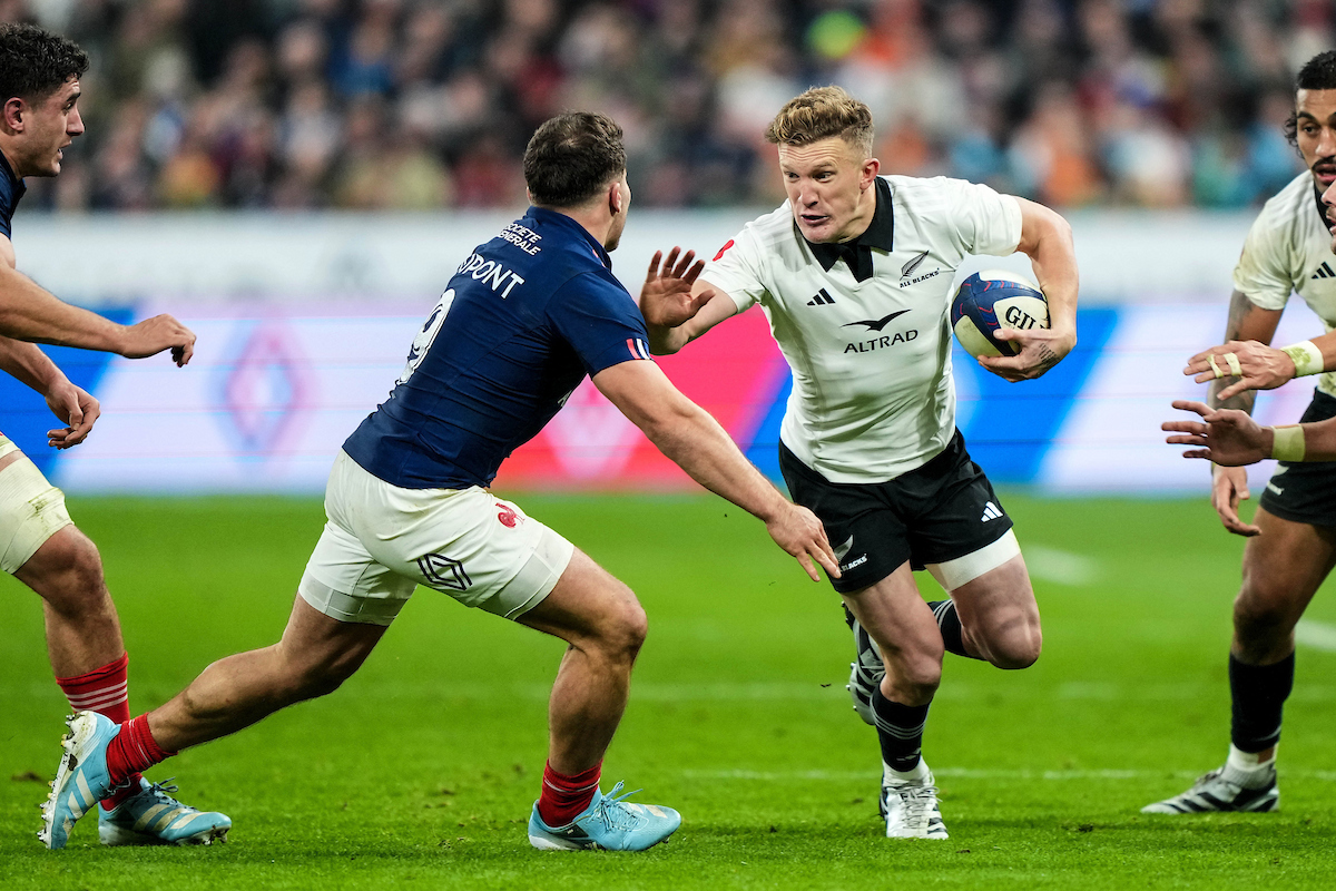 Damian McKenzie came off the bench against France. Photo / Photosport