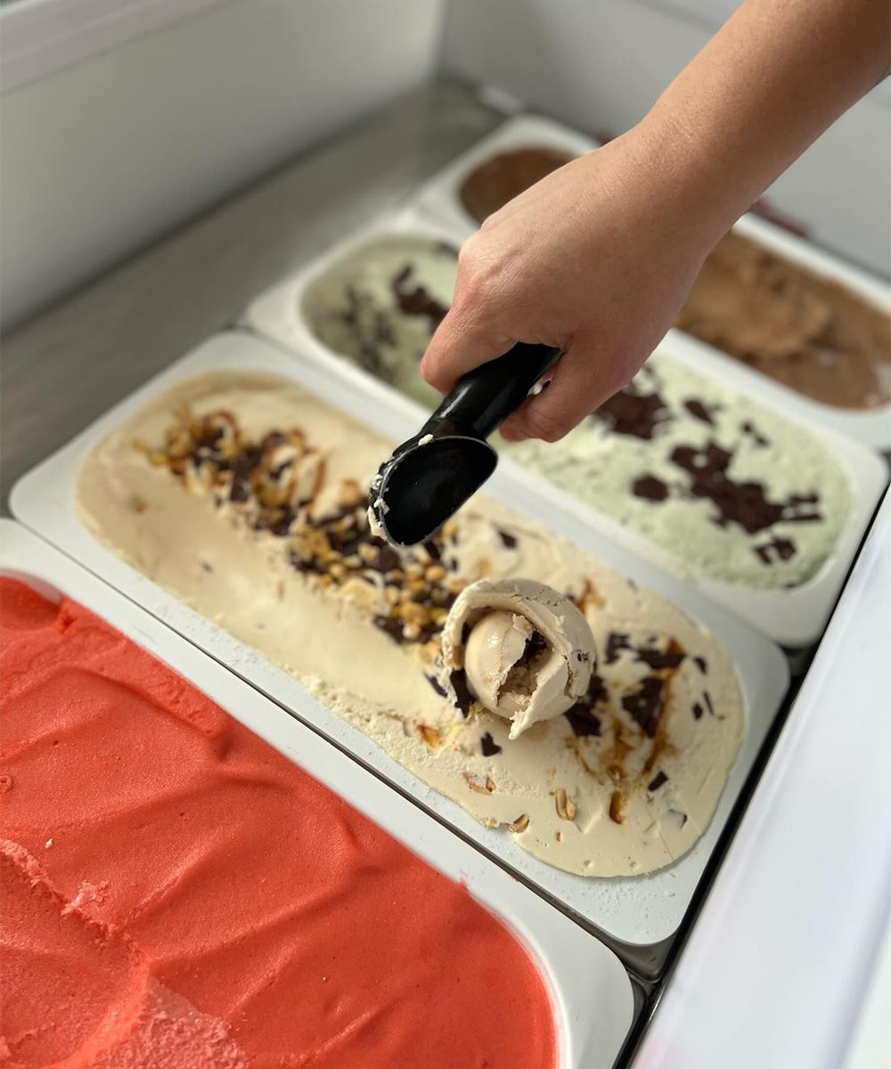 The snickery treat ice cream.
