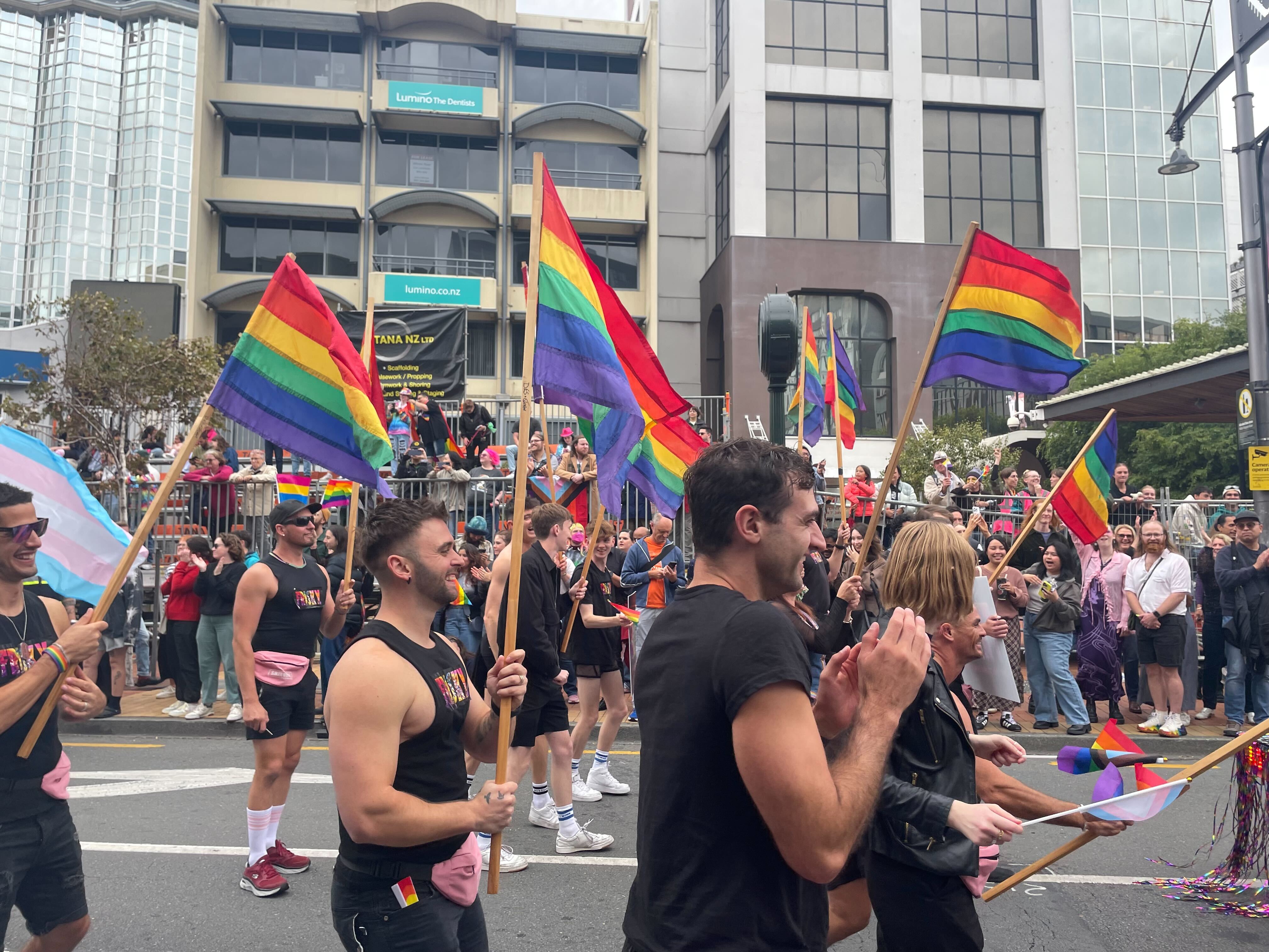 Wellington Mayor Tory Whanau said most parade attendees did not notice the Man Up protest. Photo / Azaria Howell