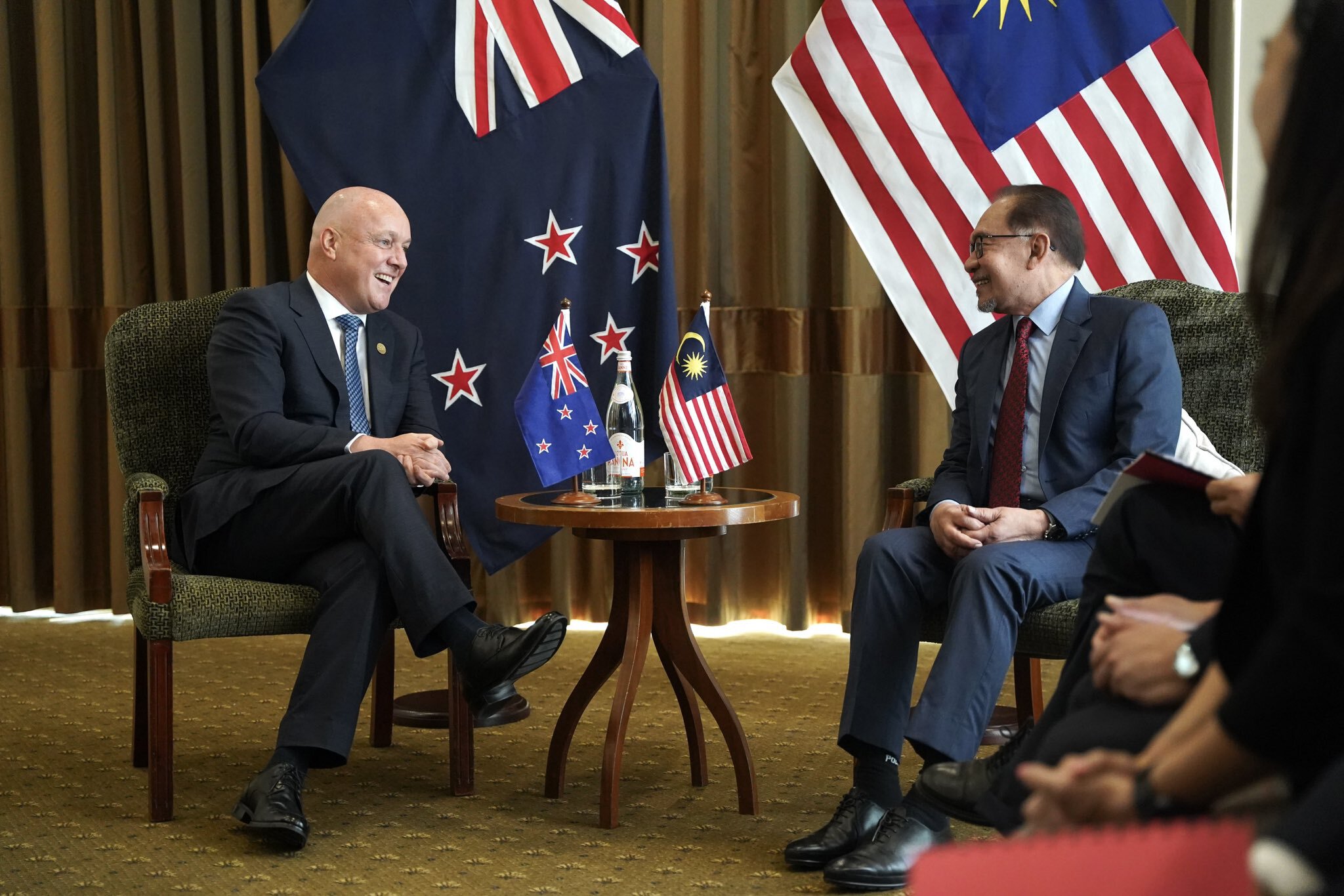 Christopher Luxon met Malaysia Prime Minister Anwar Ibrahim at the Asean special summit in Melbourne earlier this week.