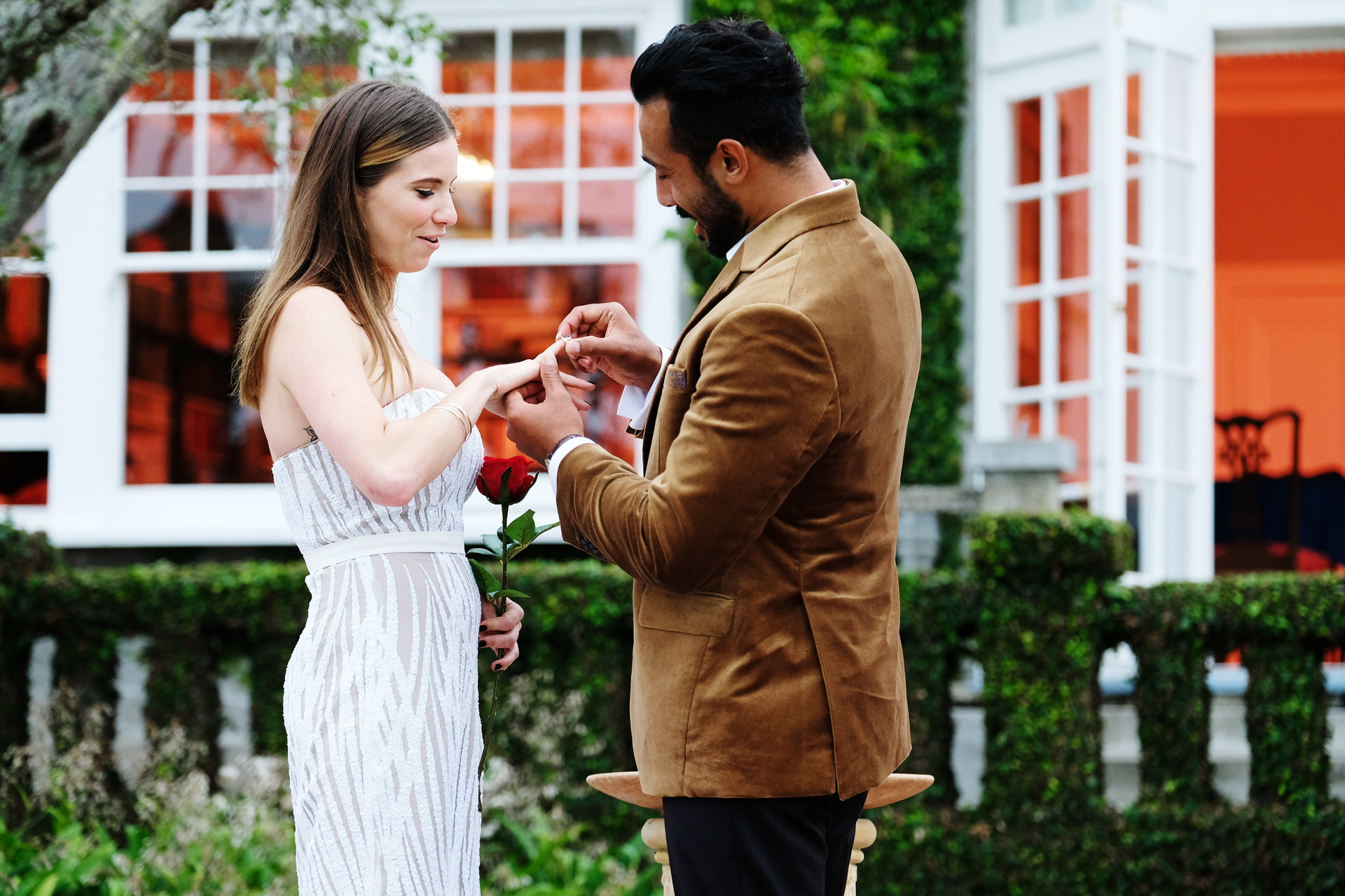 Moses awarded her the final rose, but now the pair remain good friends. Photo / Supplied