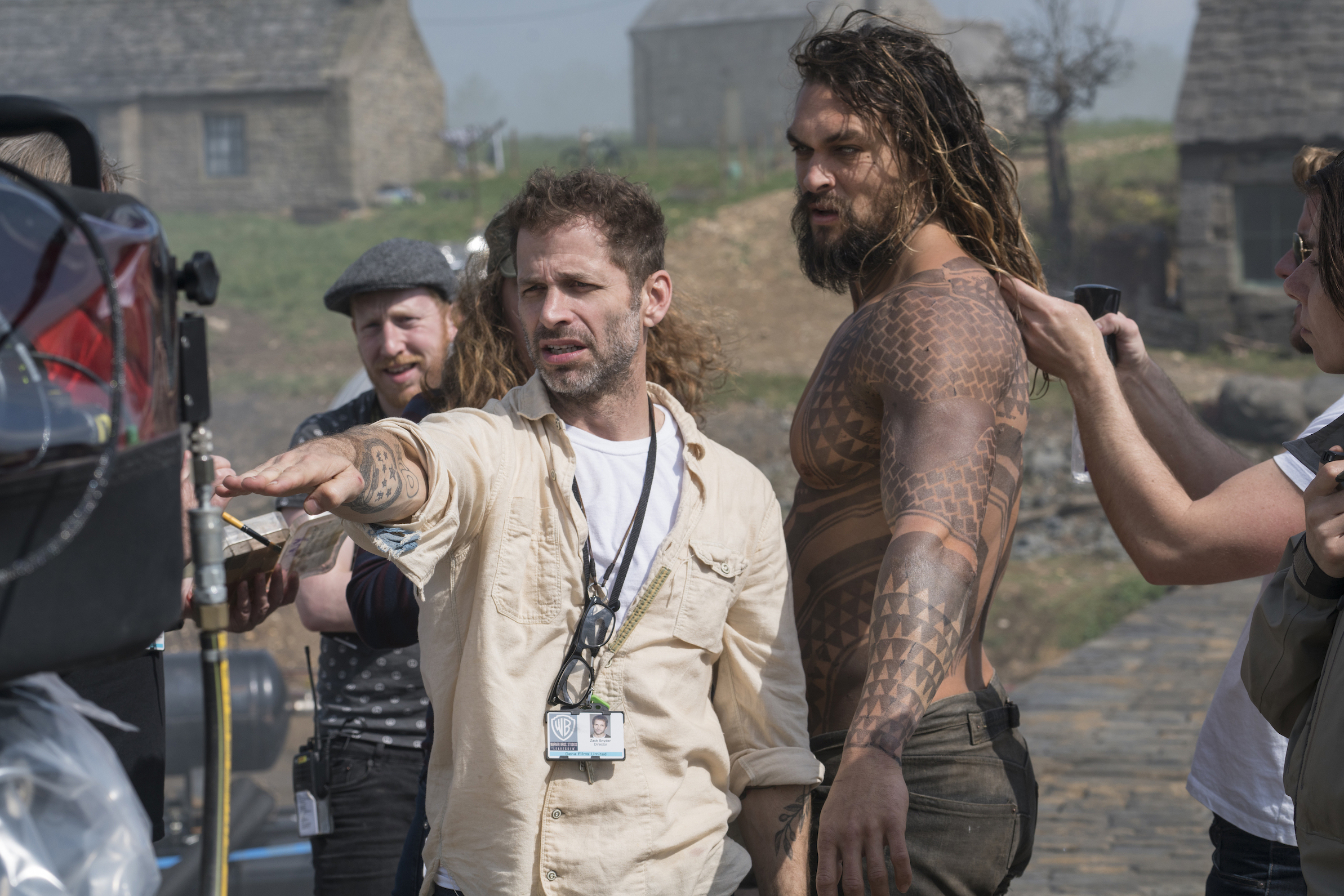 Justice League
Zack Snyder, Director, with Jason Momoa as Aquaman on the set of Justice League. 
Picture supplied
PUBLICITY HANDOUT
NZH 18Mar21 - 
WGP 03Apr21 -
NAG 10Apr21 -
NZH 09Jul22 -