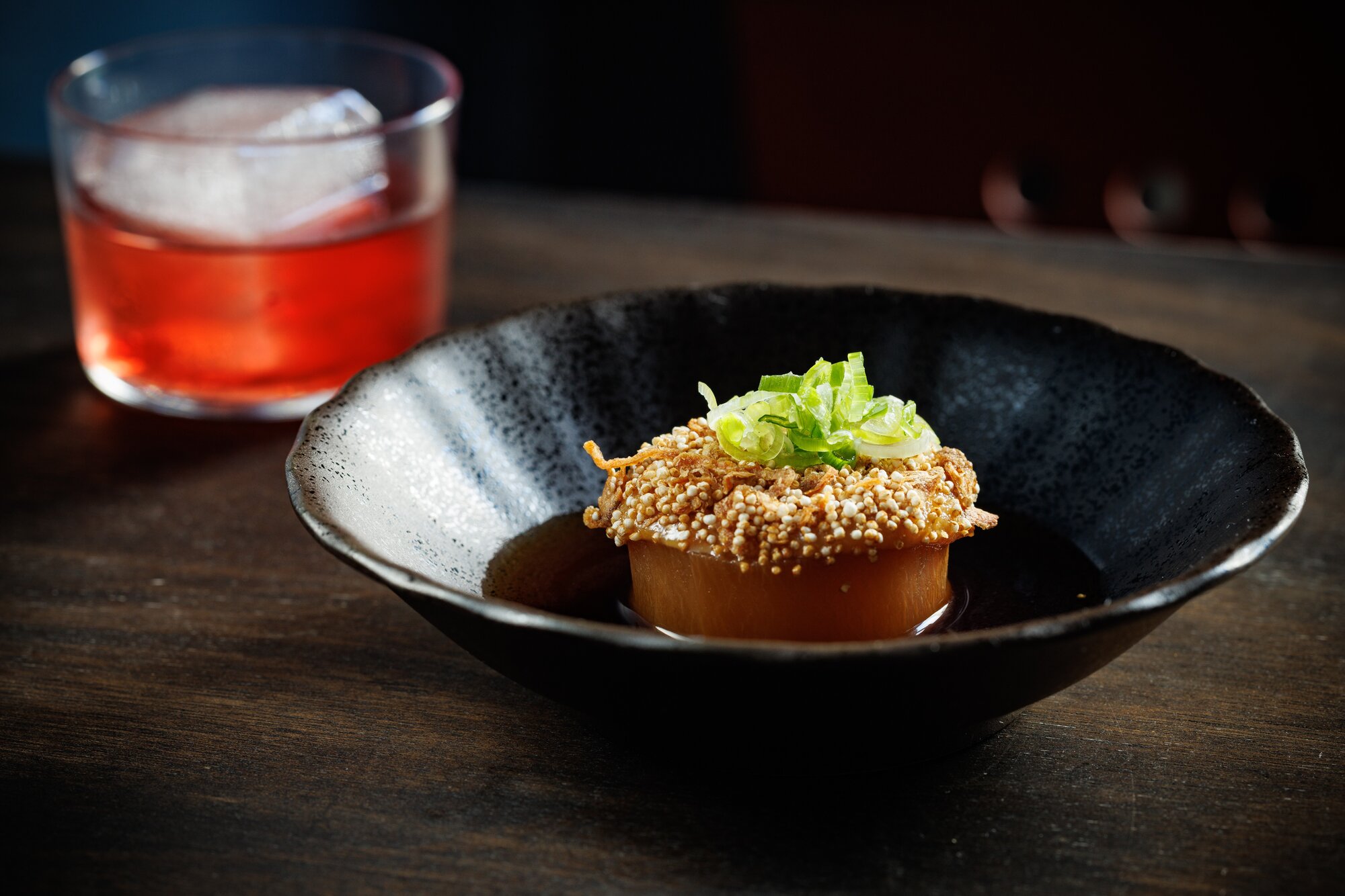 The braised daikon was perfectly cooked. Photo / Babiche Martens