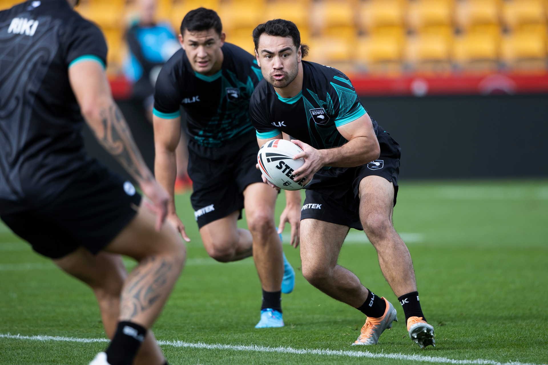 Jahrome Hughes at Kiwis training. Photo / Photosport