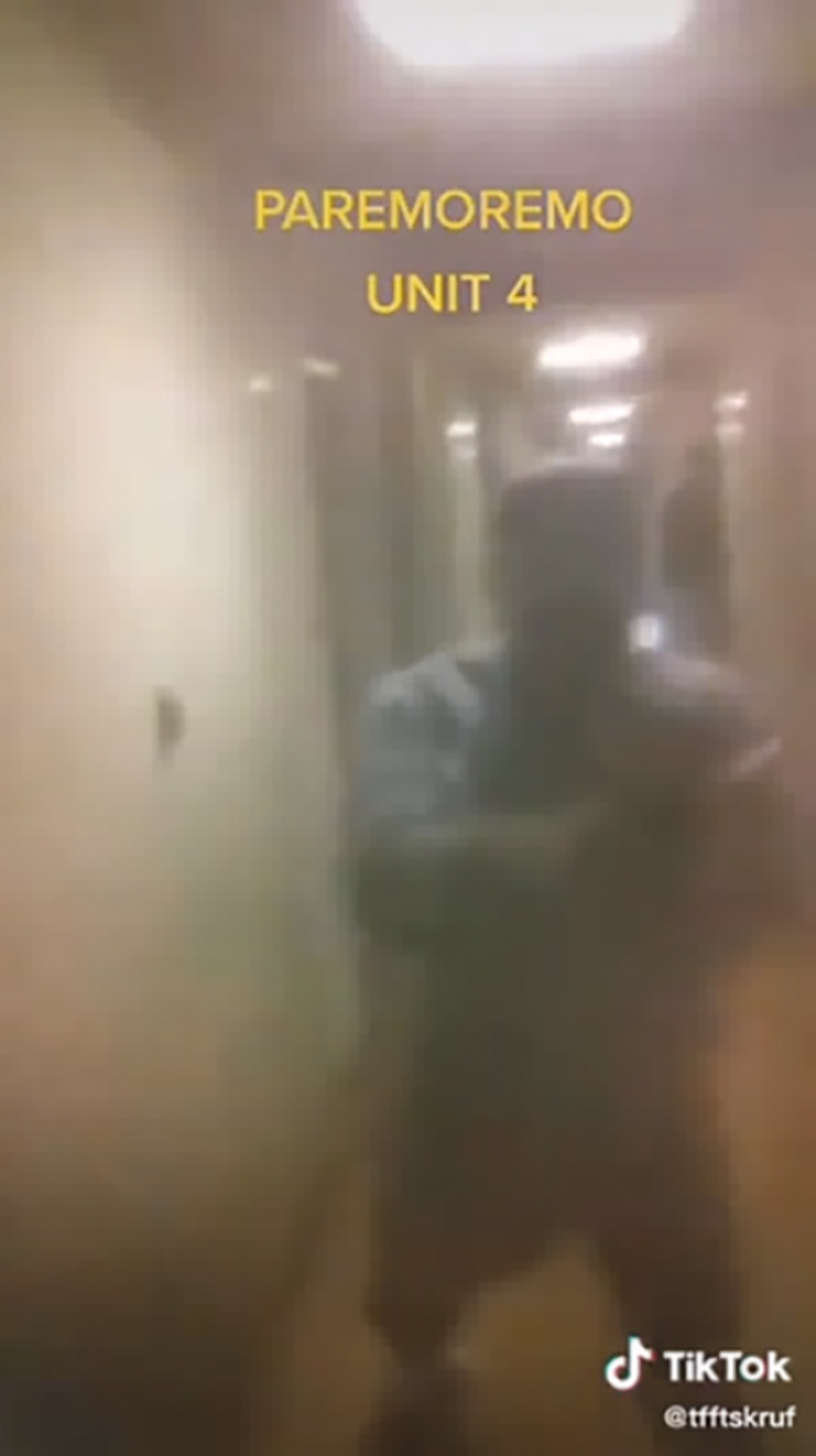 A still from a video posted to TikTok from inside Paremoremo Prison Unit 4 from user rapid.wolf13 @tfftskruf Photo / Supplied