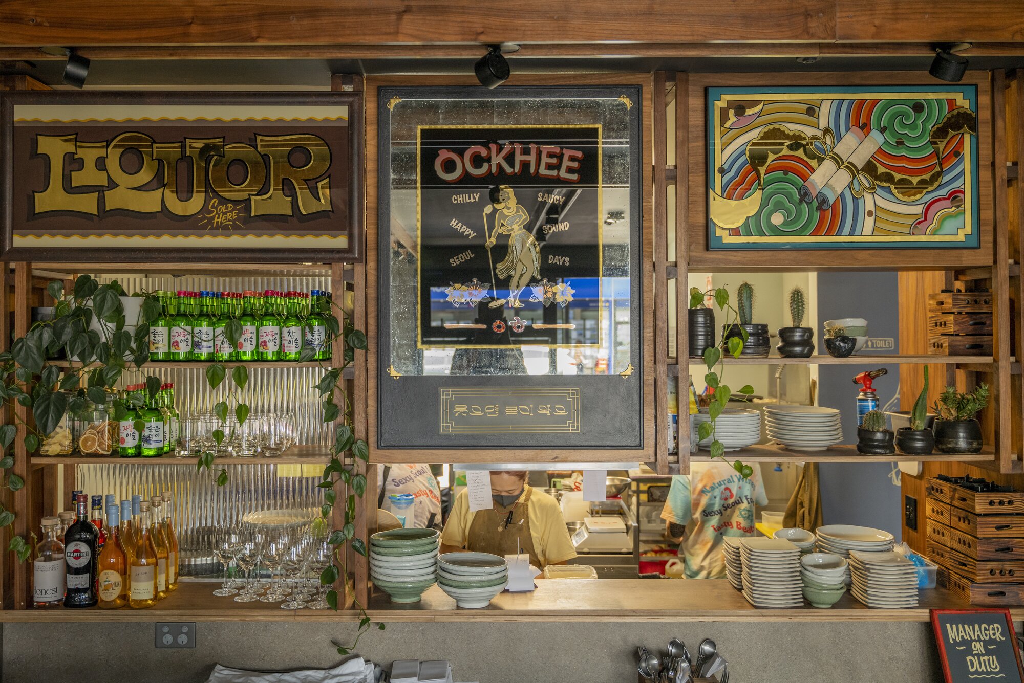 Sam has established a mutually beneficial creative relationship with Ockhee owners Minkyu (Paul) and Lisa Lee.