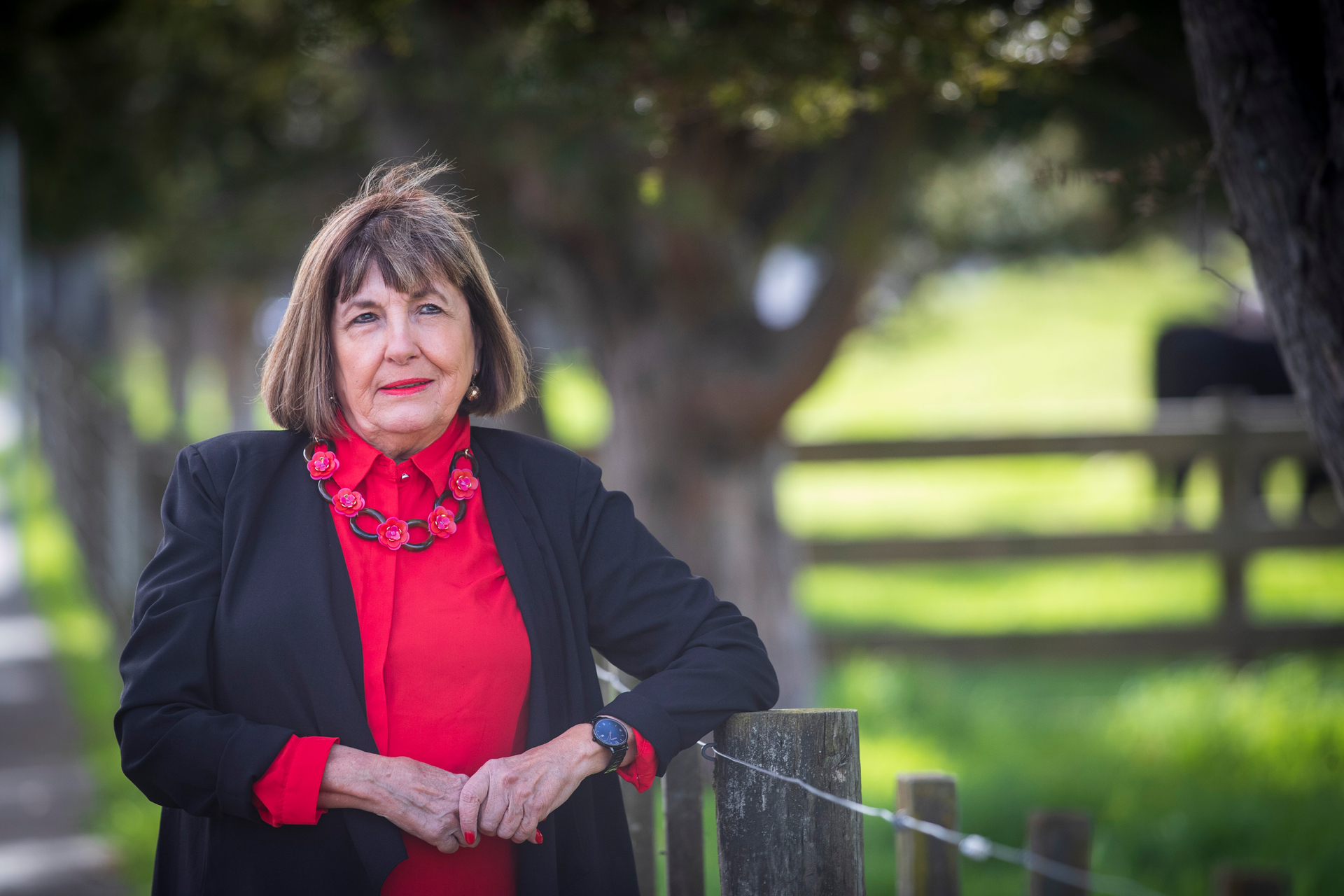 Mary Hearn, an American emigre from Wall Street, writes two or three letters a month. Photo / Jason Oxenham