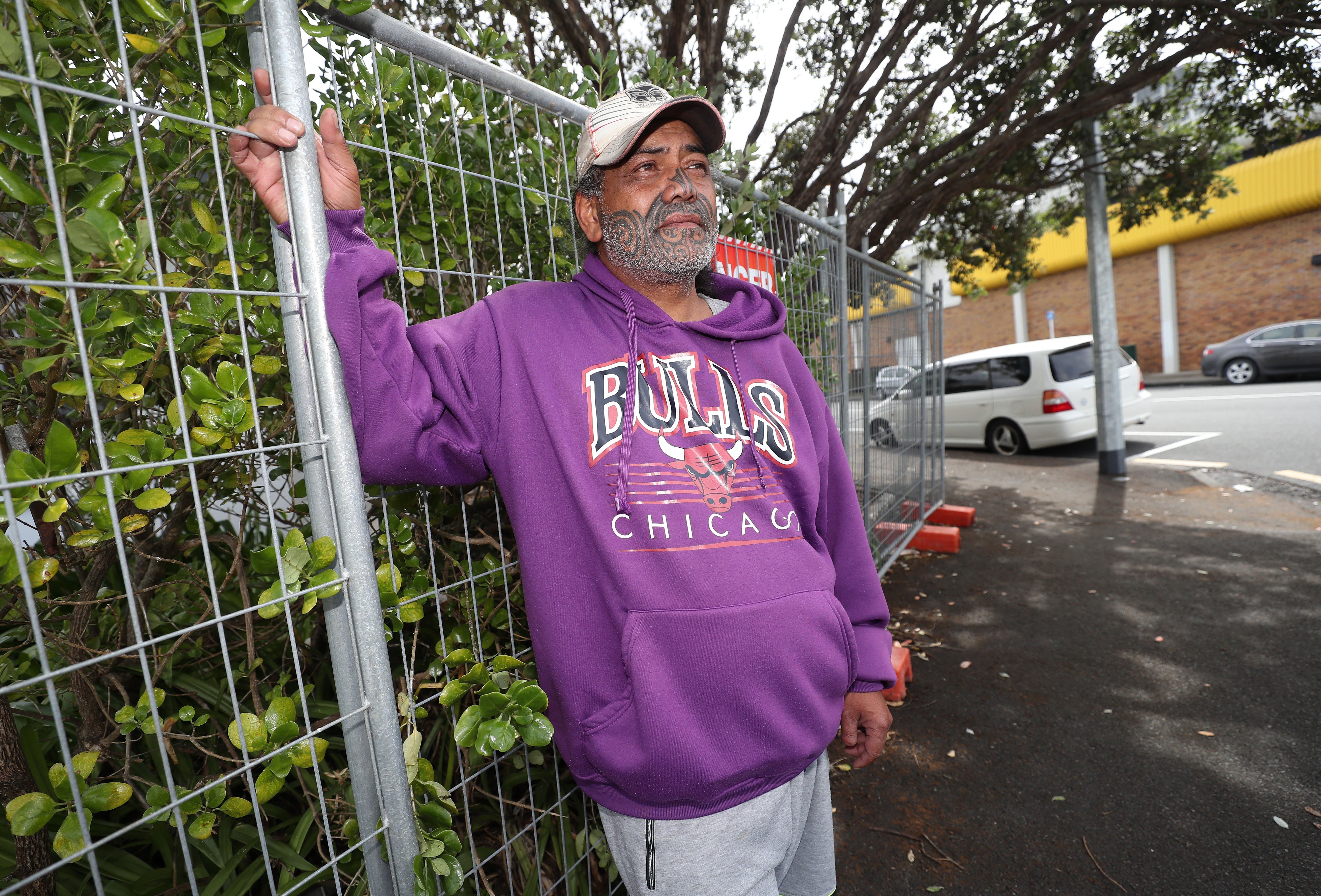 Jason Poutai is worried about what will happen to homeless during winter as a night shelter is off the cards. Photo / Michael Cunningham