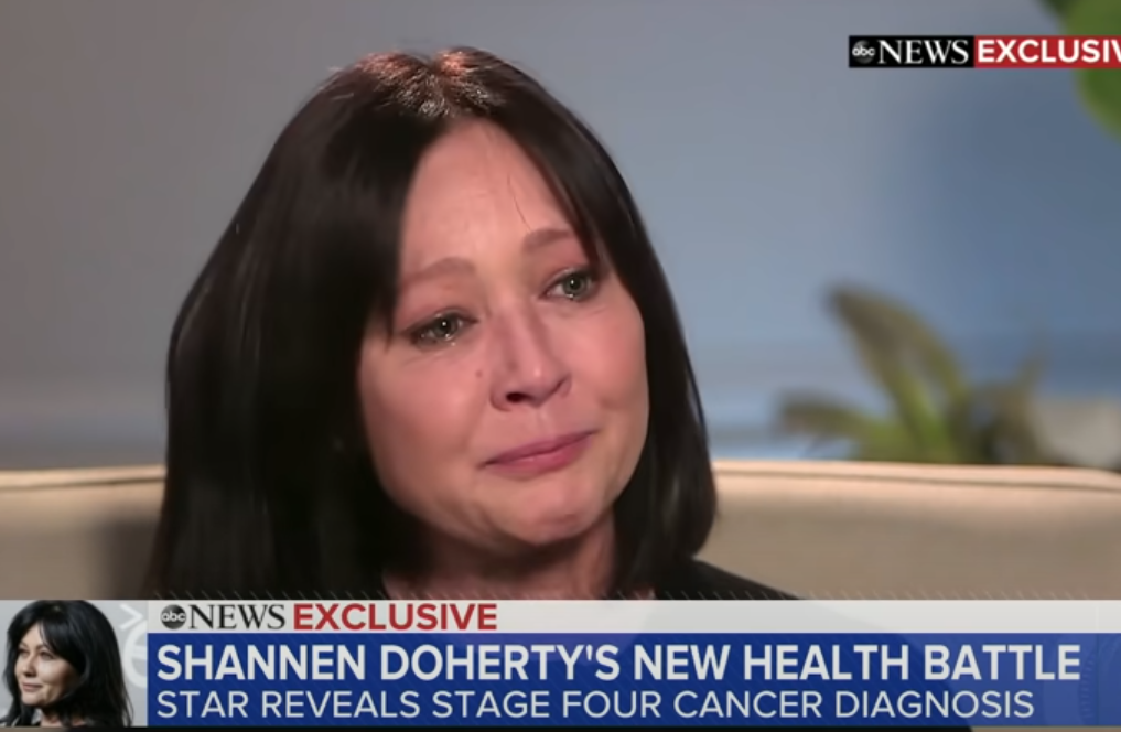 Shannen Doherty revealed her diagnosis in February. Photo / ABC News