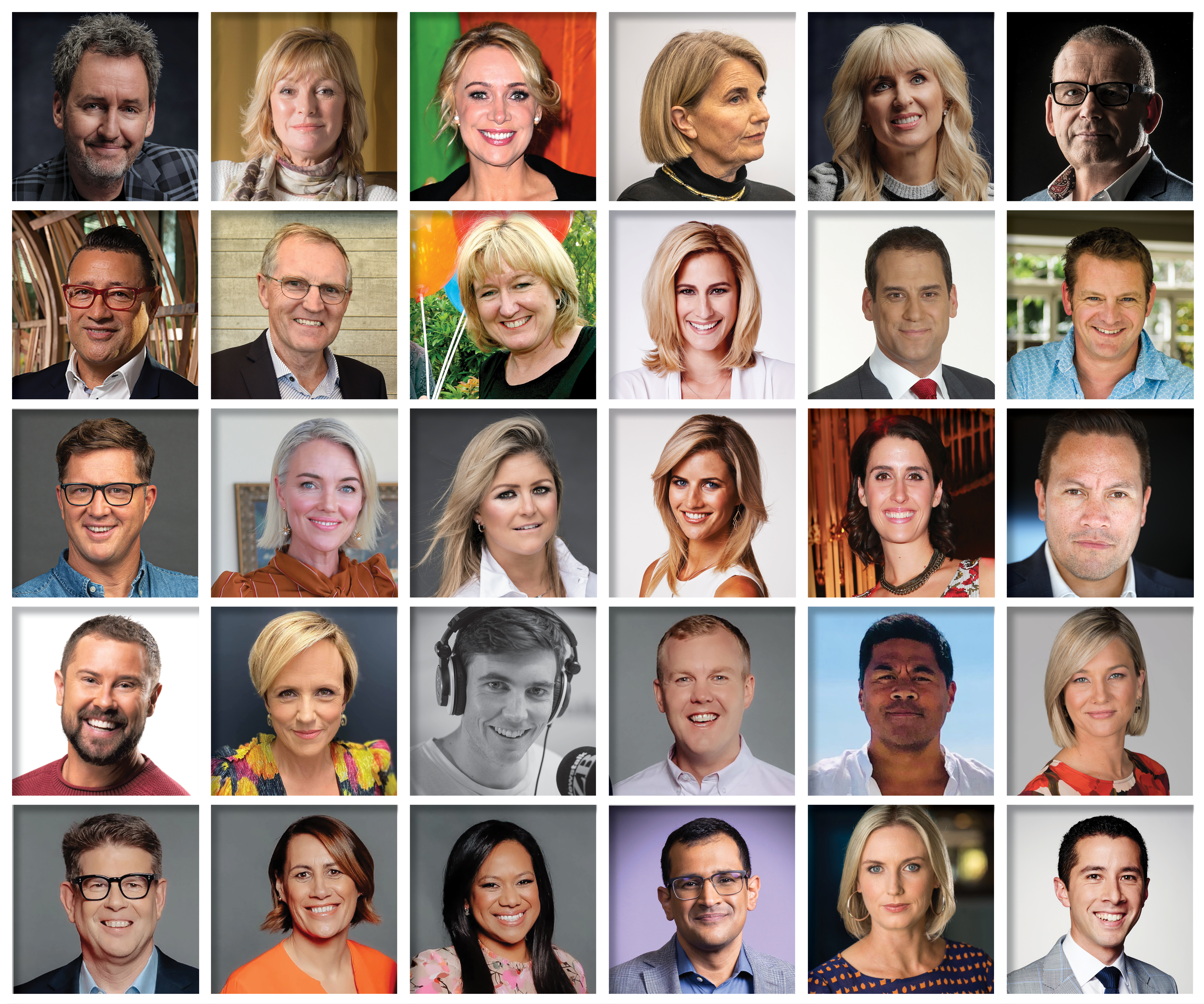 Breakfast has had no fewer than 31 hosts (Eric Young was also an established presenter) over its 28 years on air. Photos / TVNZ