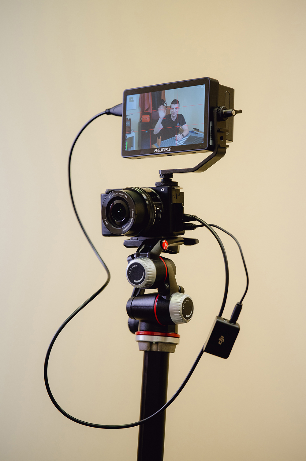 Yilmaz makes a teaser for a YouTube video. Photo / Desiree Rios, The New York Times