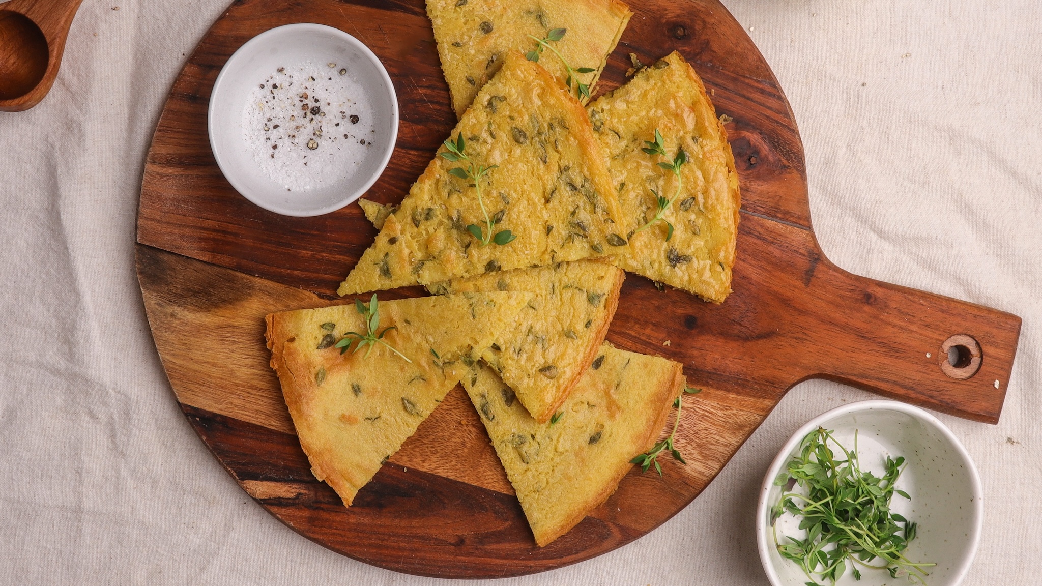 Herby chickpea socca recipe - Lifestyle News - NZ Herald