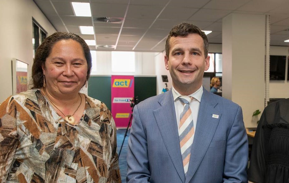 Act leader David Seymour says Nicole McKee is the most qualified MP to change firearms laws with public safety in mind. Photo / Mark Mitchell