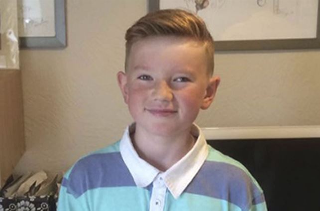Alex Batty was believed to have been abducted by his mother six years ago and has been found in France. Photo / AP
