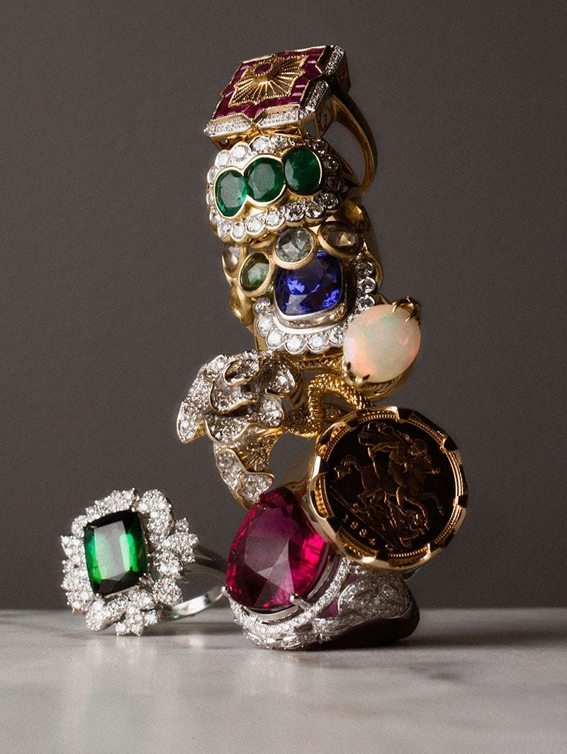 A divorce ring offers endless opportunities to design your ideal ring. Photo / Guy Coombes
