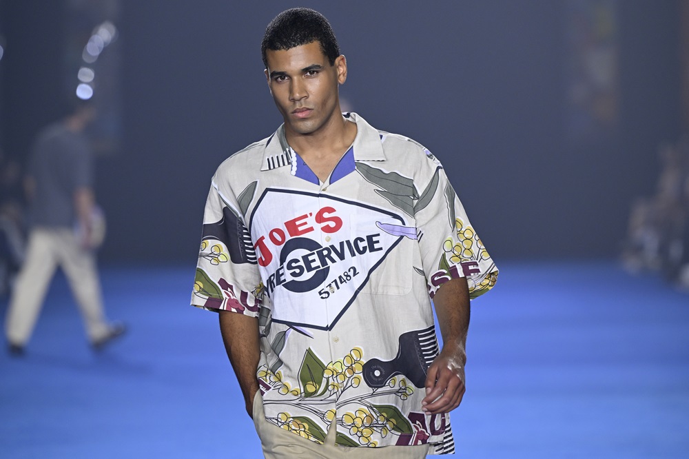 A design from Joseph & James during the David Jones Indigenous Fashion Projects show during Australian Fashion Week Presented By Pandora 2024. Photo / Getty Images