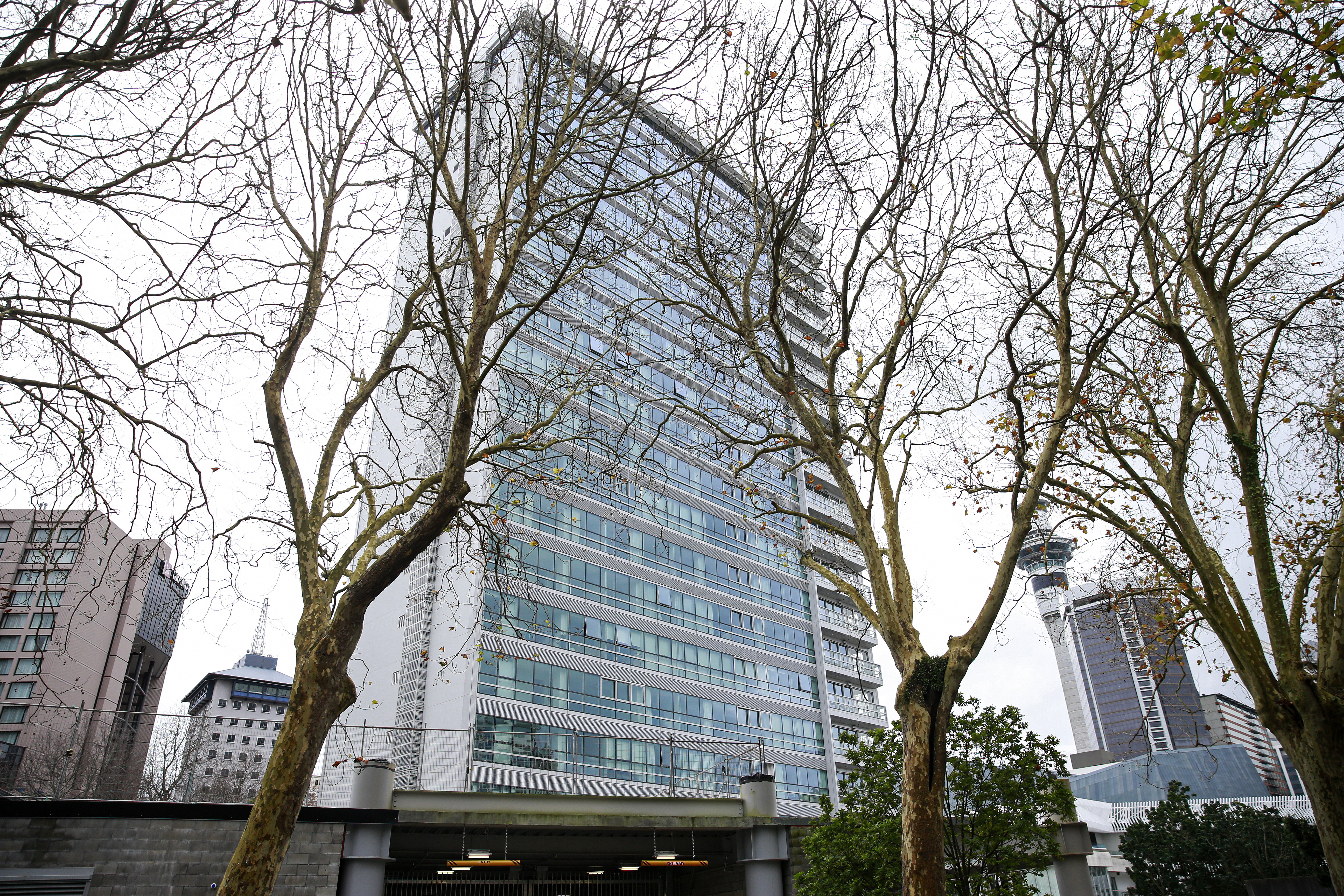 The CAB, an office conversion into apartments by developer John Love. Photo / Alex Burton