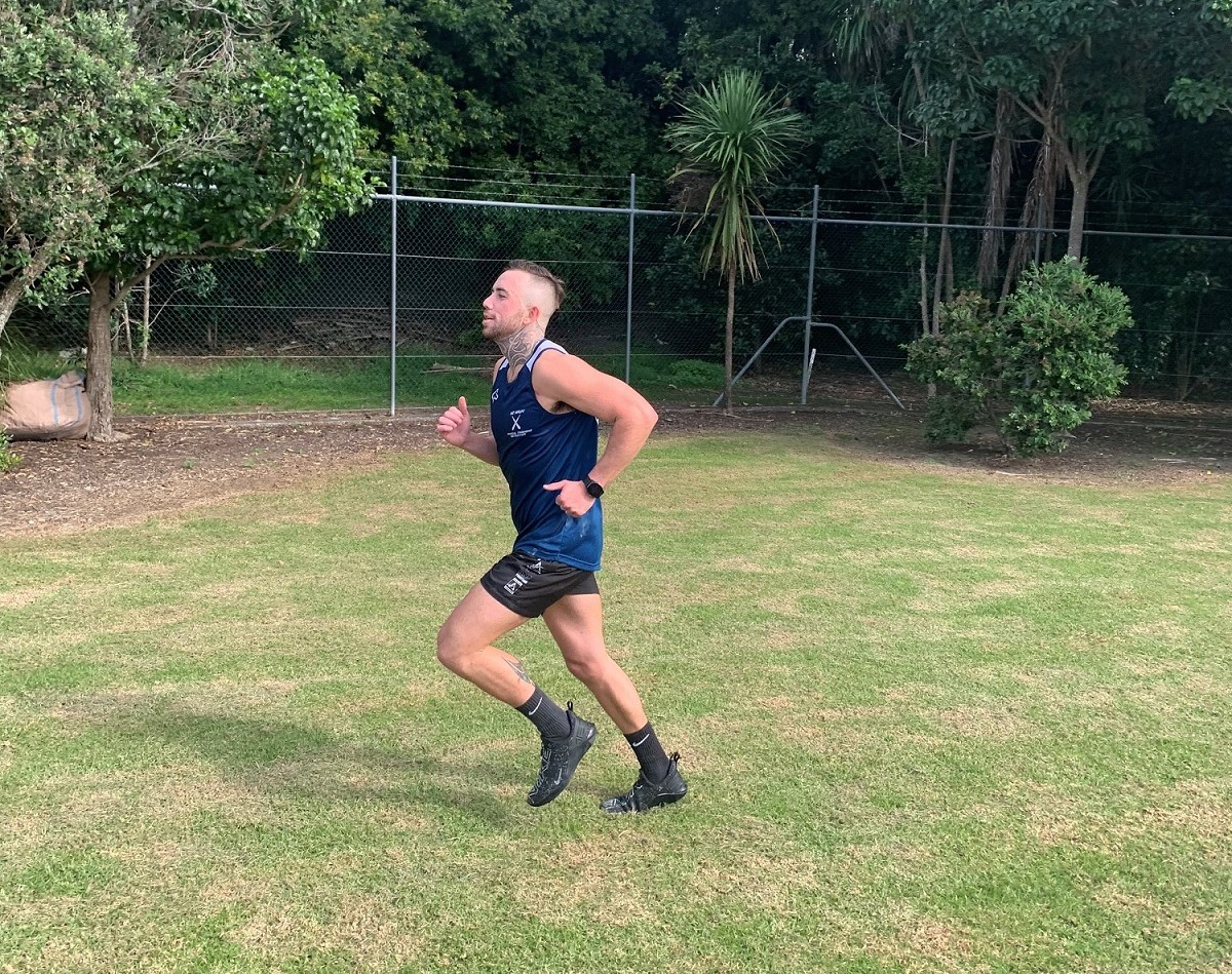 Naval fitness instructor Jack Church is set to take on a half marathon just seven months after undergoing a heart transplant. Photo / Supplied