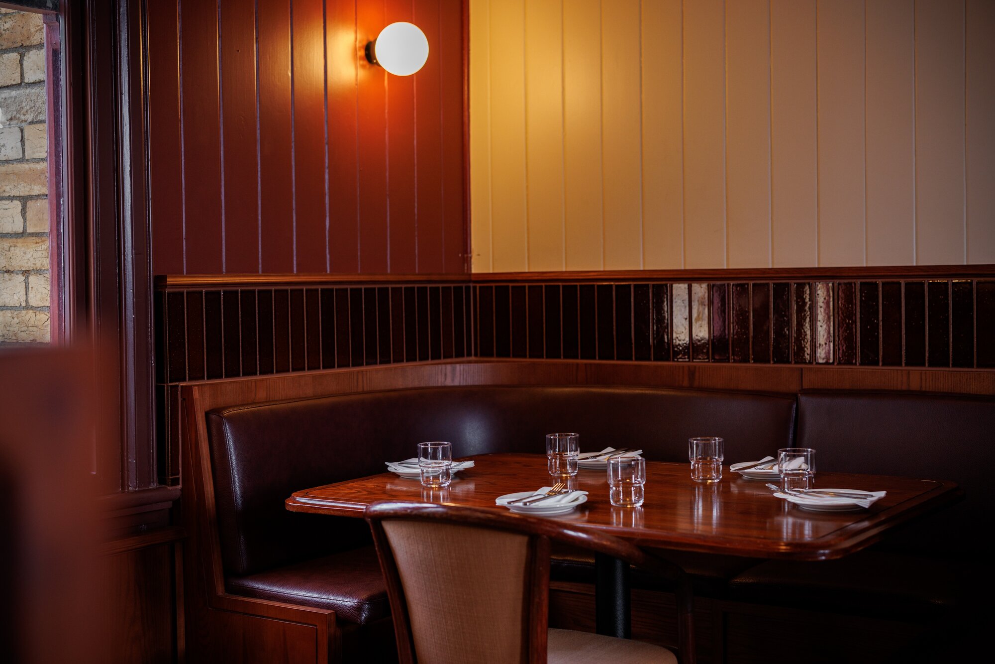 The dining room of Grey Lynn Firehouse. Photo / Babiche Martens