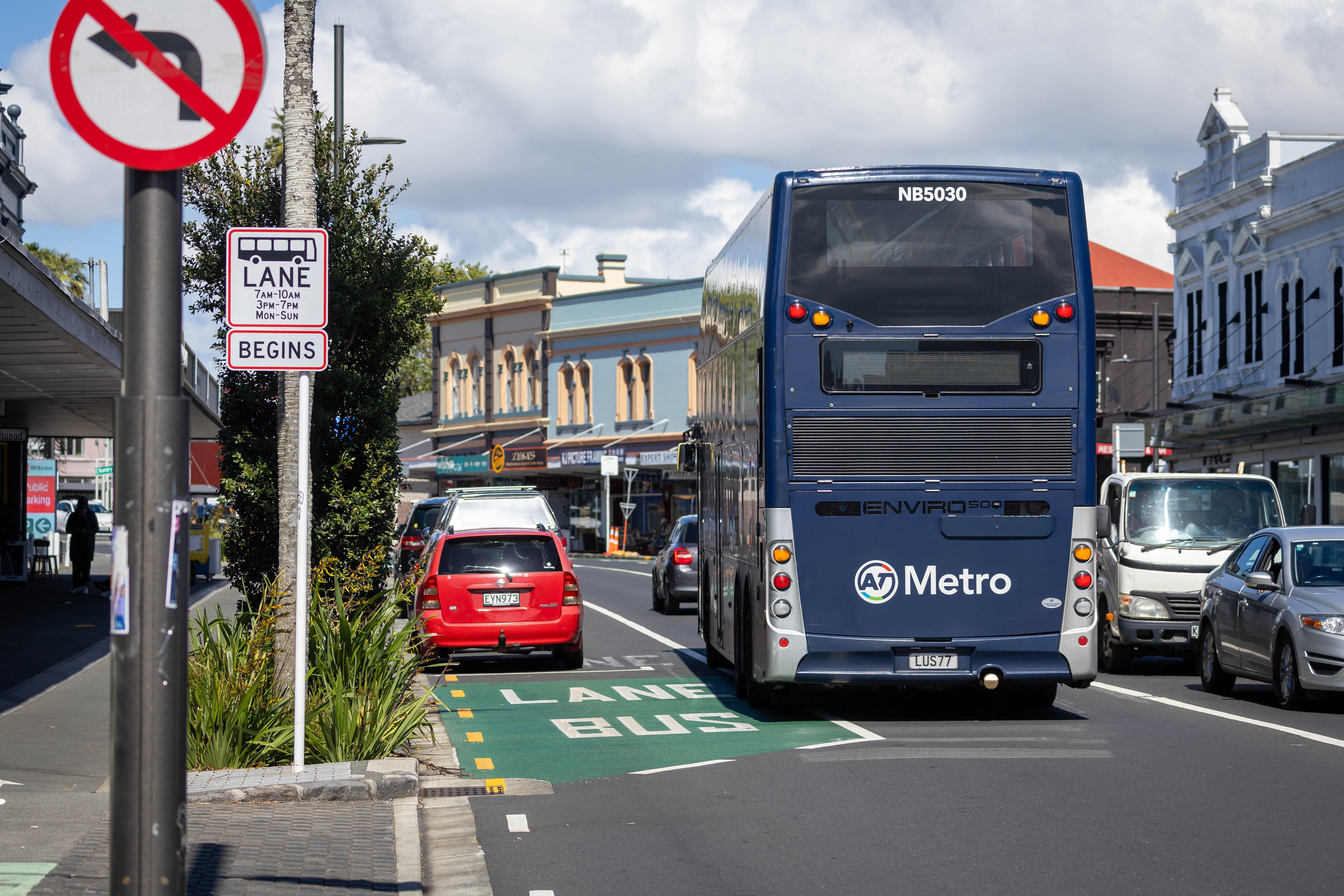 The new Government shouldn’t lose sight of a more equitable way to lower vehicle emissions - encouraging public transport use. Photo / Michael Craig