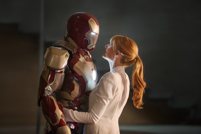 Robert Downey Jr as Tony Stark/Iron Man and Gwyneth Paltrow as Pepper Potts, in Iron Man. Photo / Supplied