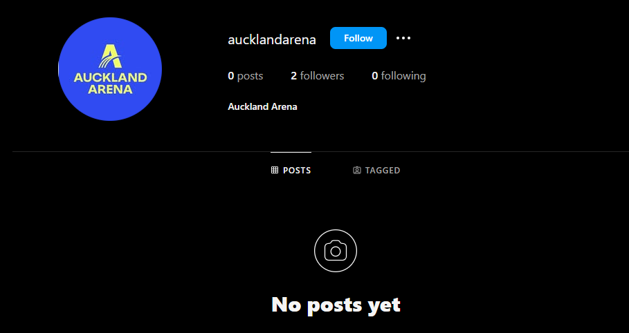 Auckland Arena's official Instagram page.