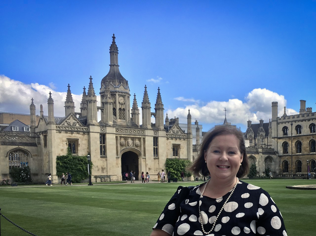 New Zealander Mary Jane Boland is the director of development for Cambridge University Health Partners and was instrumental in securing Andrew Barnes' donation. 