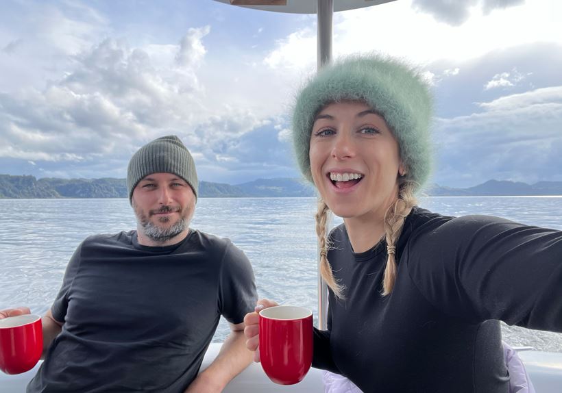 Iliza Shlesinger is in Godzone with her chef husband and their baby daughter. Photo / Supplied