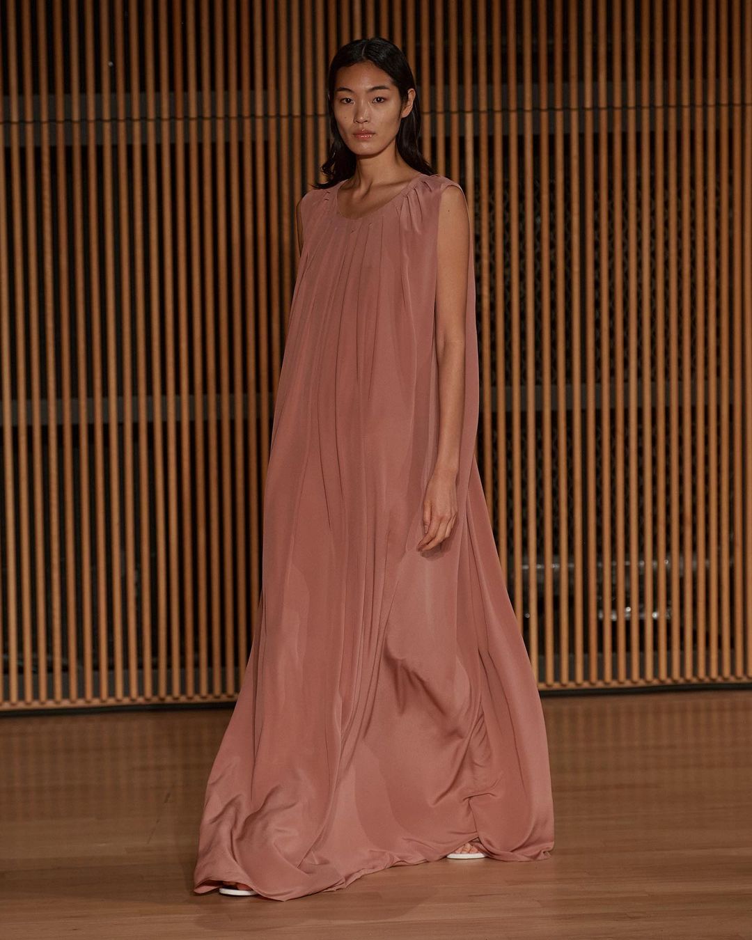 Fforme’s collection featured, among other things, breezy, blush dresses. Photo / @Fforme